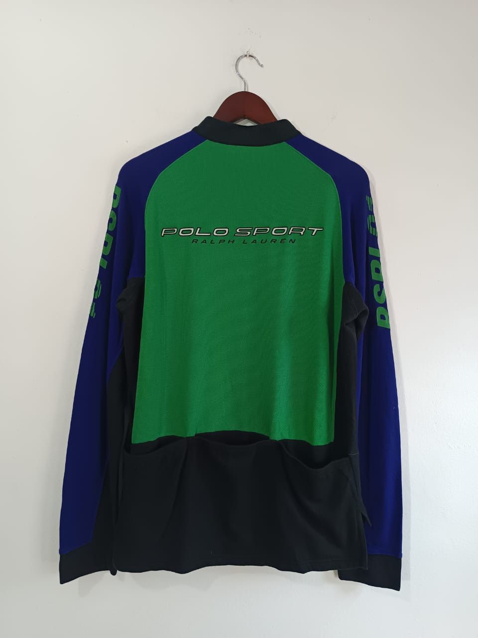 Polo Ralph Lauren Polo Sport Ralph Lauren Colorblock Cycling Jersey Size US M / EU 48-50 / 2 - 2 Thumbnail