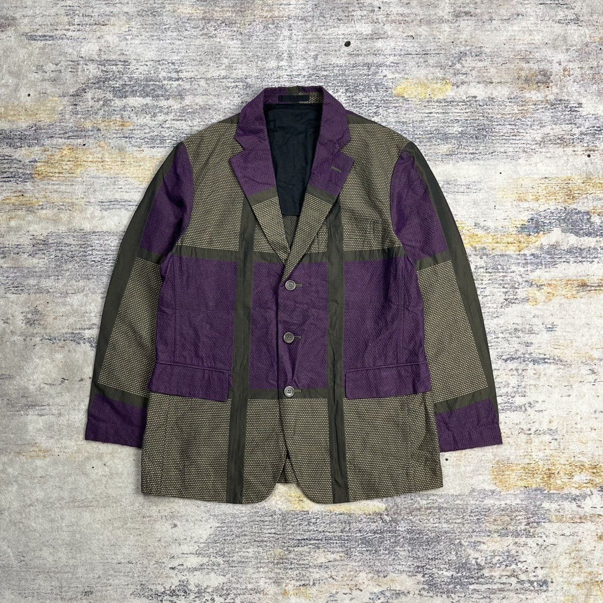 Issey Miyake Issey Miyake Apoc inside shasiko panneled 3b blazer Size US M / EU 48-50 / 2 - 1 Thumbnail