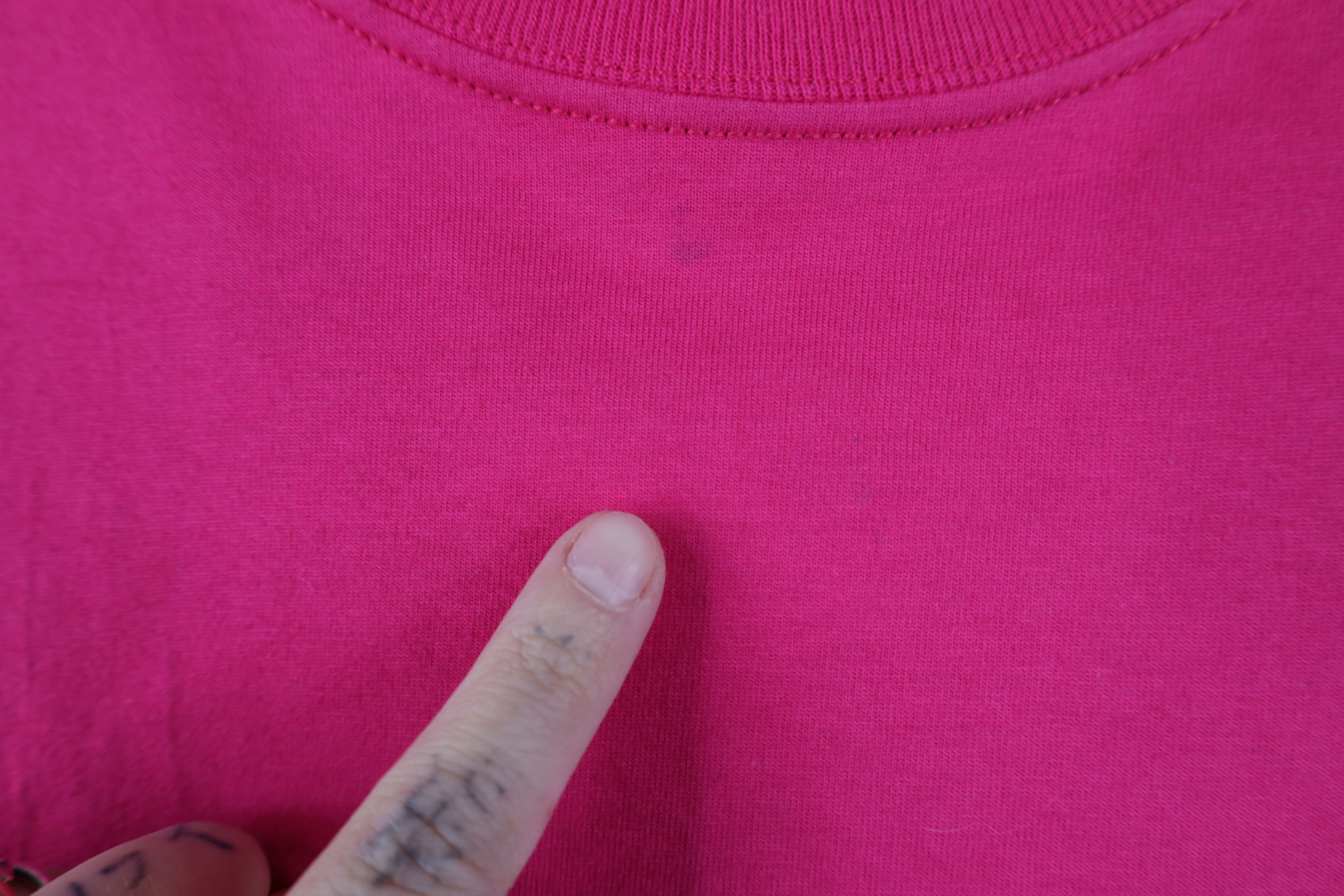 Russell Athletic Vintage 90s Russell Athletic Blank Cotton T-Shirt Pink USA Size US XL / EU 56 / 4 - 5 Thumbnail