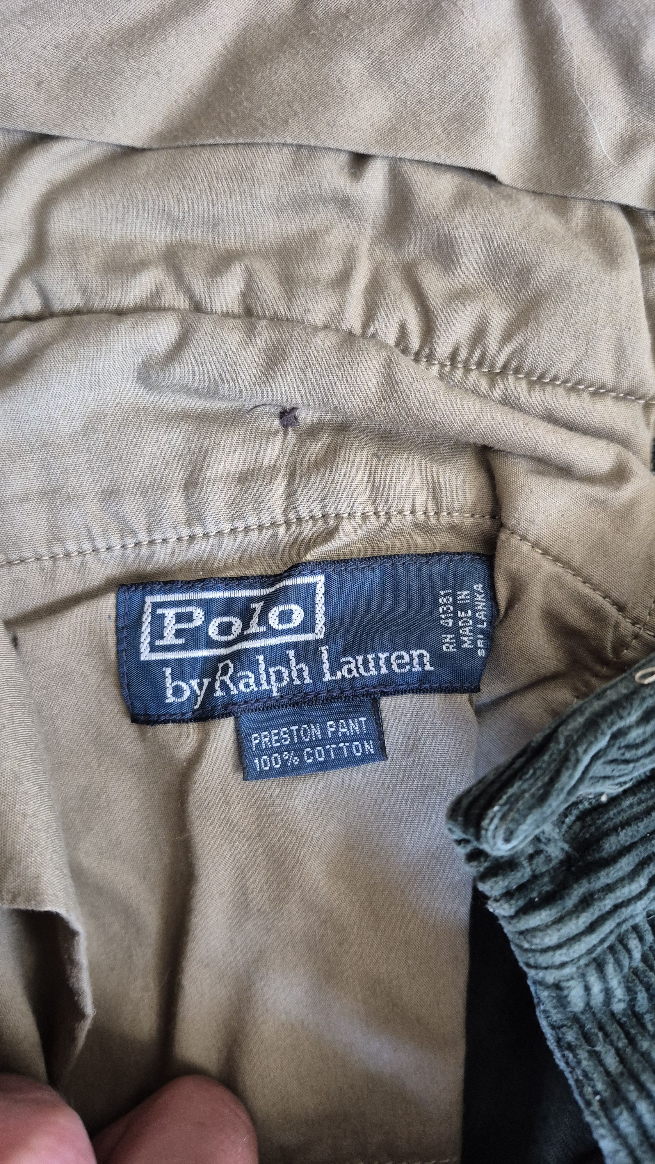 Polo Ralph Lauren Polo Green Corduroy Pants Size US 33 - 4 Thumbnail