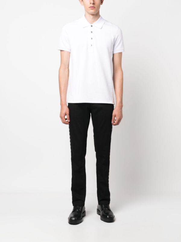 Balmain Balmain Monogram Polo Shirt Size US L / EU 52-54 / 3 - 2 Thumbnail