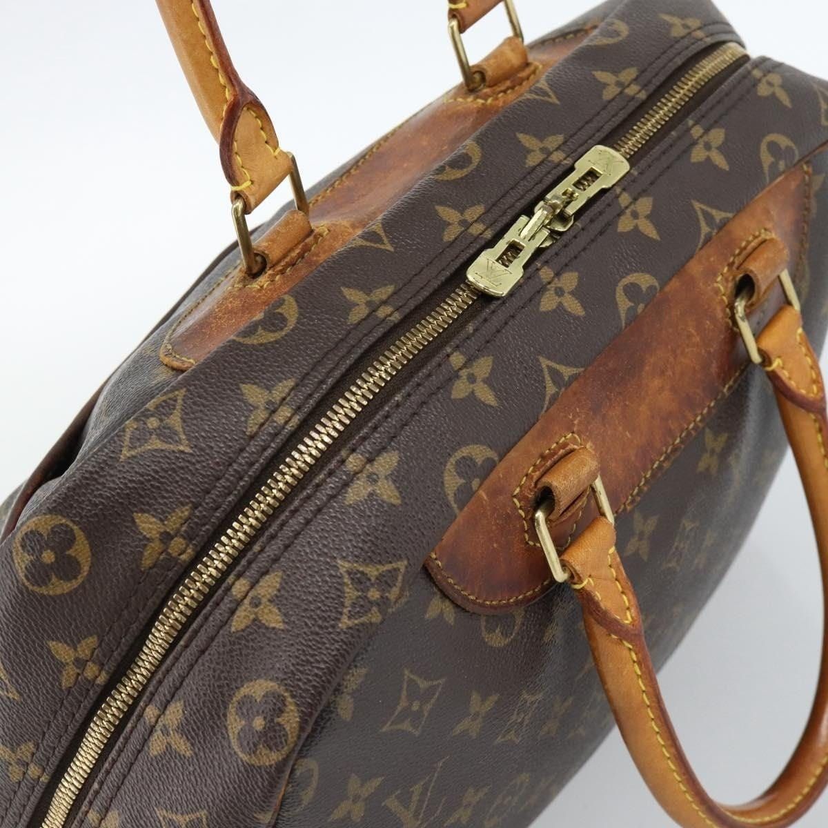 Louis Vuitton Louis Vuitton Monogram Deauville Handbag Brown Size ONE SIZE - 9 Thumbnail