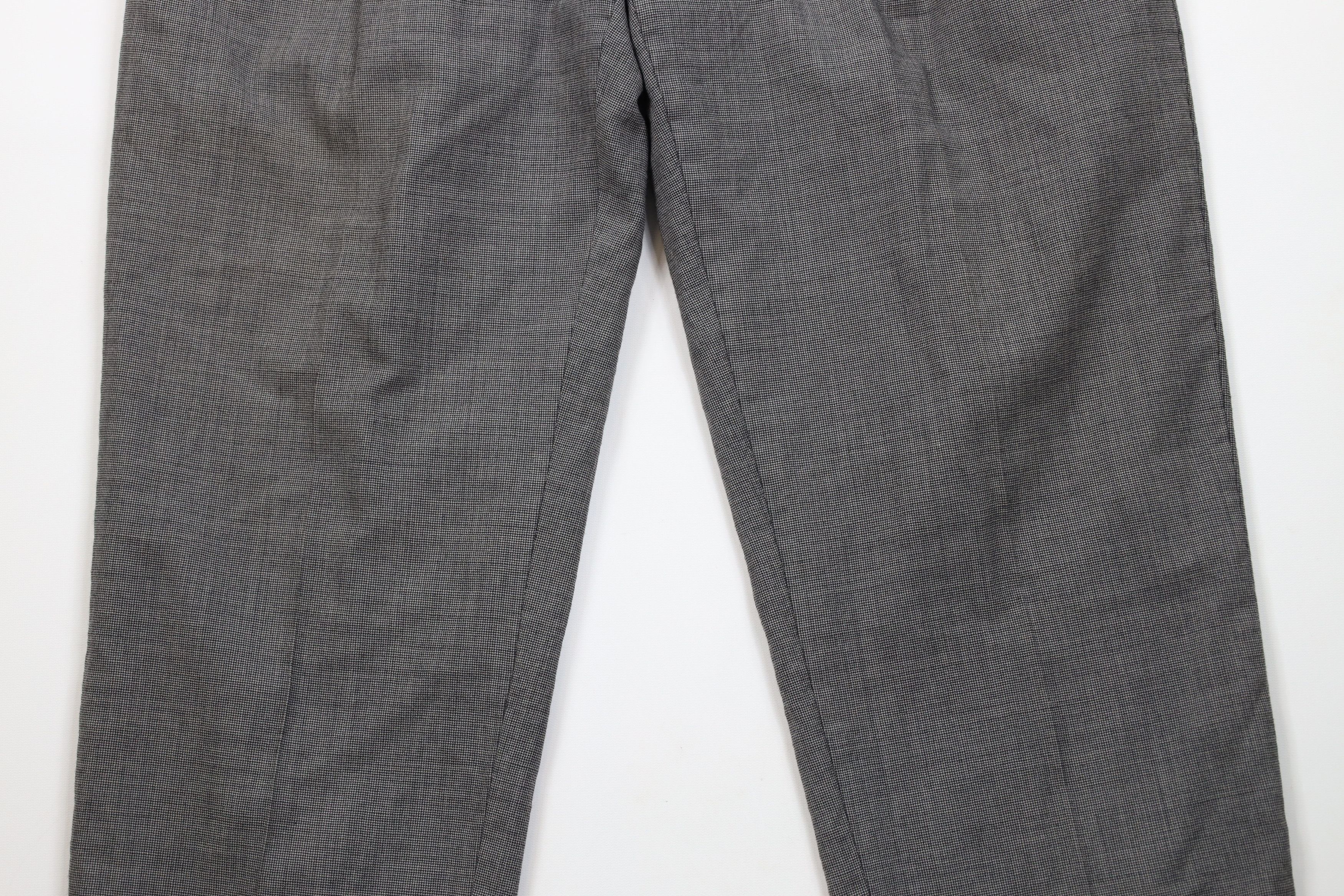 Vintage Vintage 90s Streetwear Wool Houndstooth Wide Leg Chino Pants Size US 39 - 3 Thumbnail