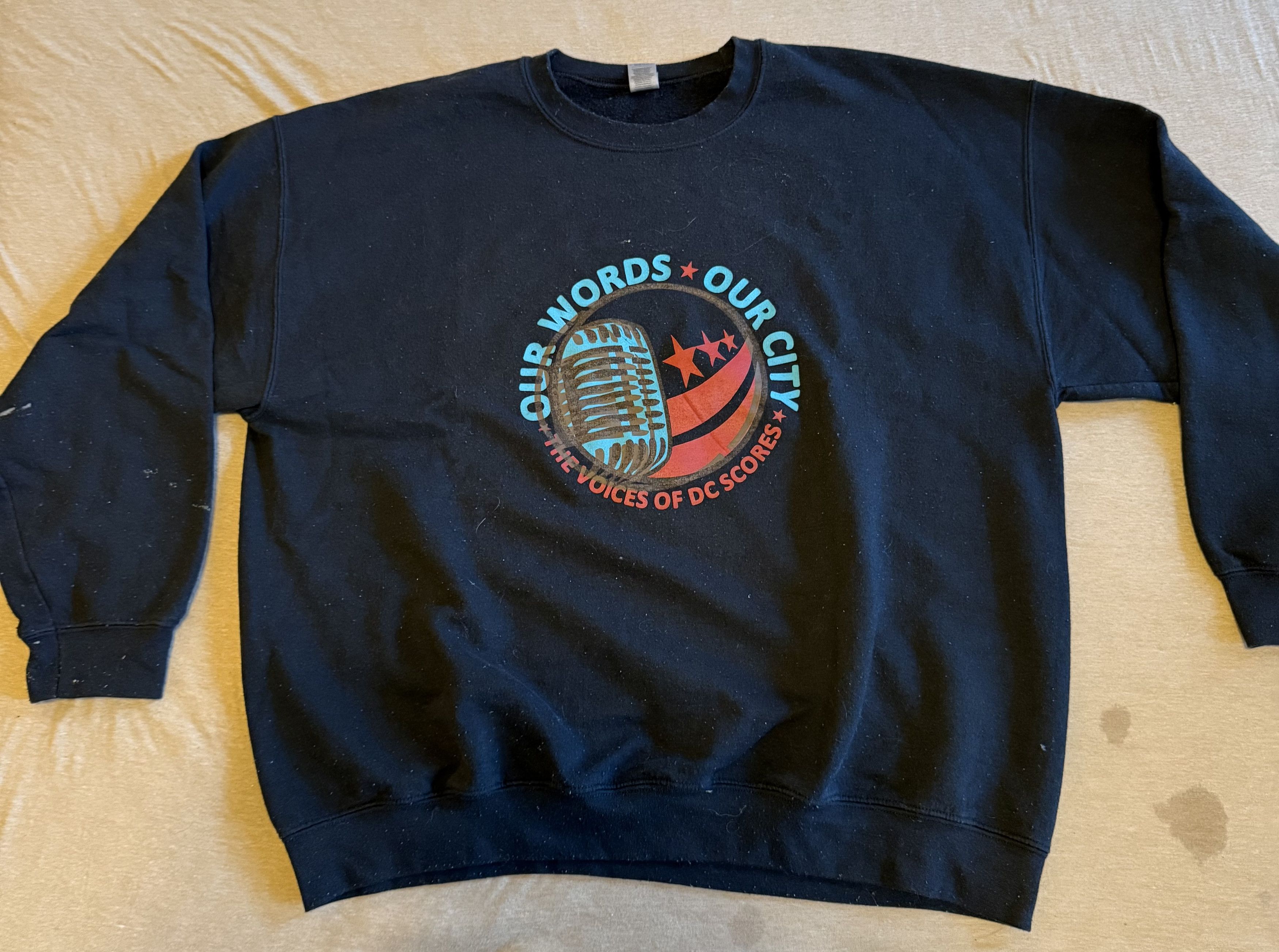 Vintage Vintage Gildan Sounds of DC Crewneck Sweatshirt Size US L / EU 52-54 / 3 - 1 Thumbnail