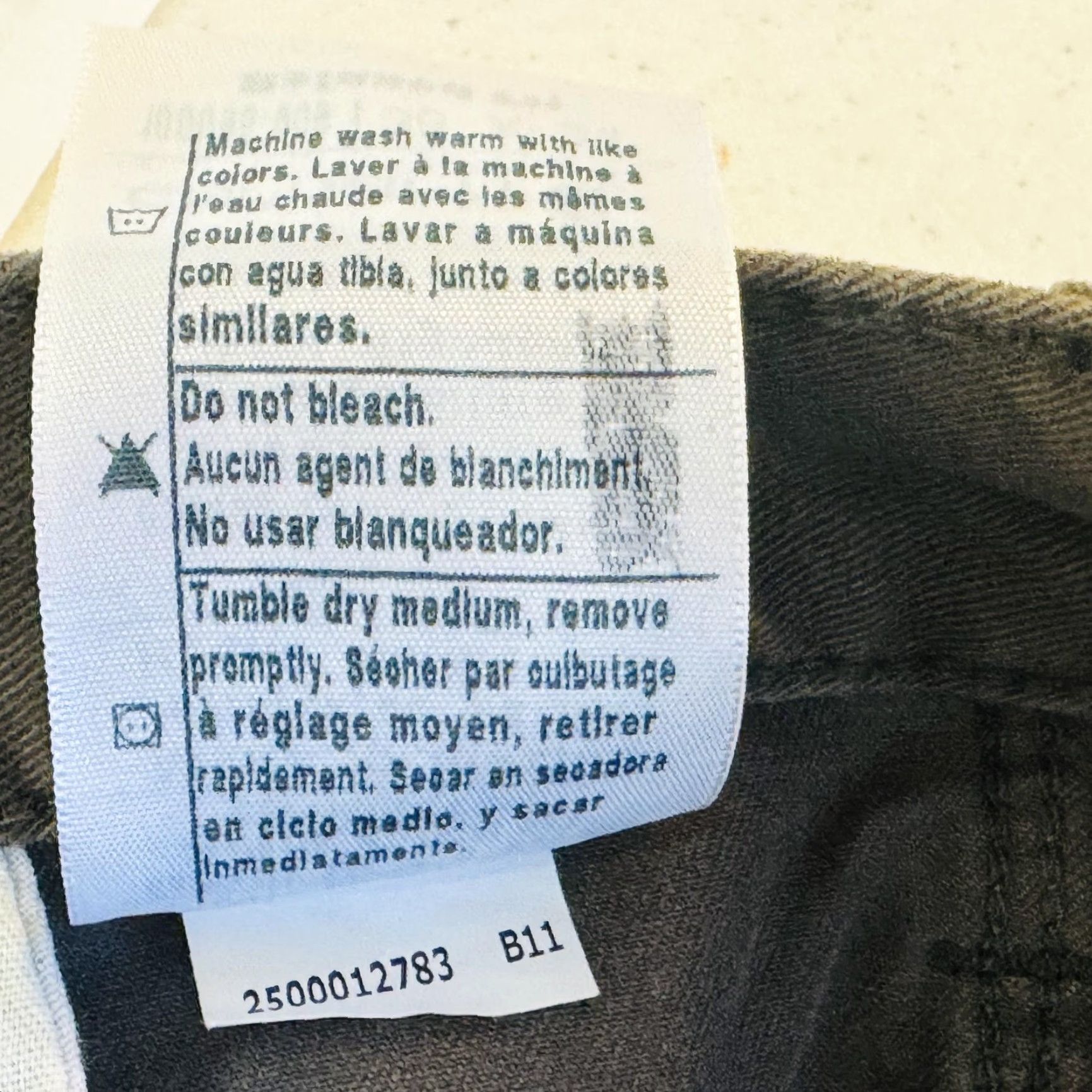 Carhartt Carhartt Pants Mens 38x34 Brown Relaxed Straight Cotton Workwear Zip Fly Utility Baggy Style: Straight, Dark Wash — USA Logo Mens Size US 38 / EU 54 - 7 Thumbnail