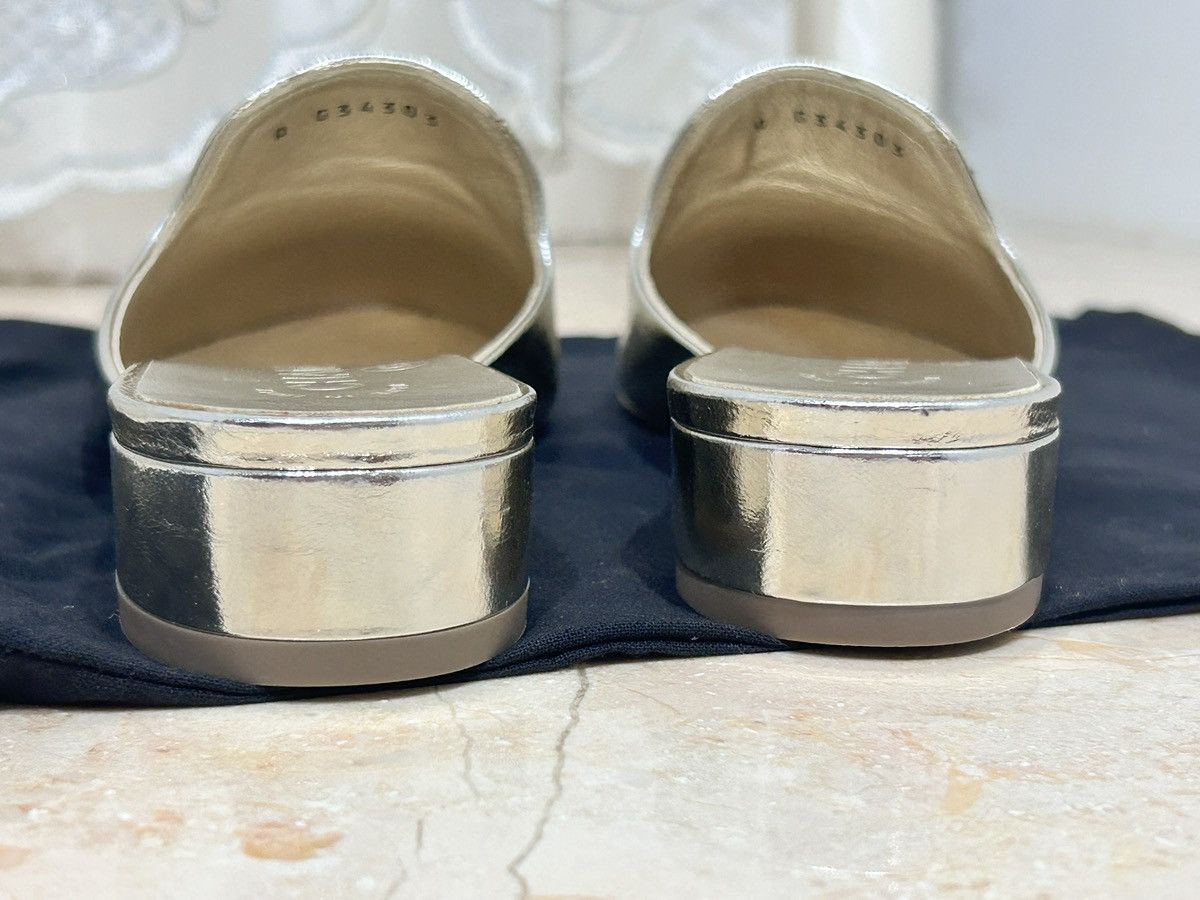 Chanel chanel silver mule authentic brand new 35.5 (for 35 or 34.5) Size US 4.5 / IT 34.5 - 13 Thumbnail