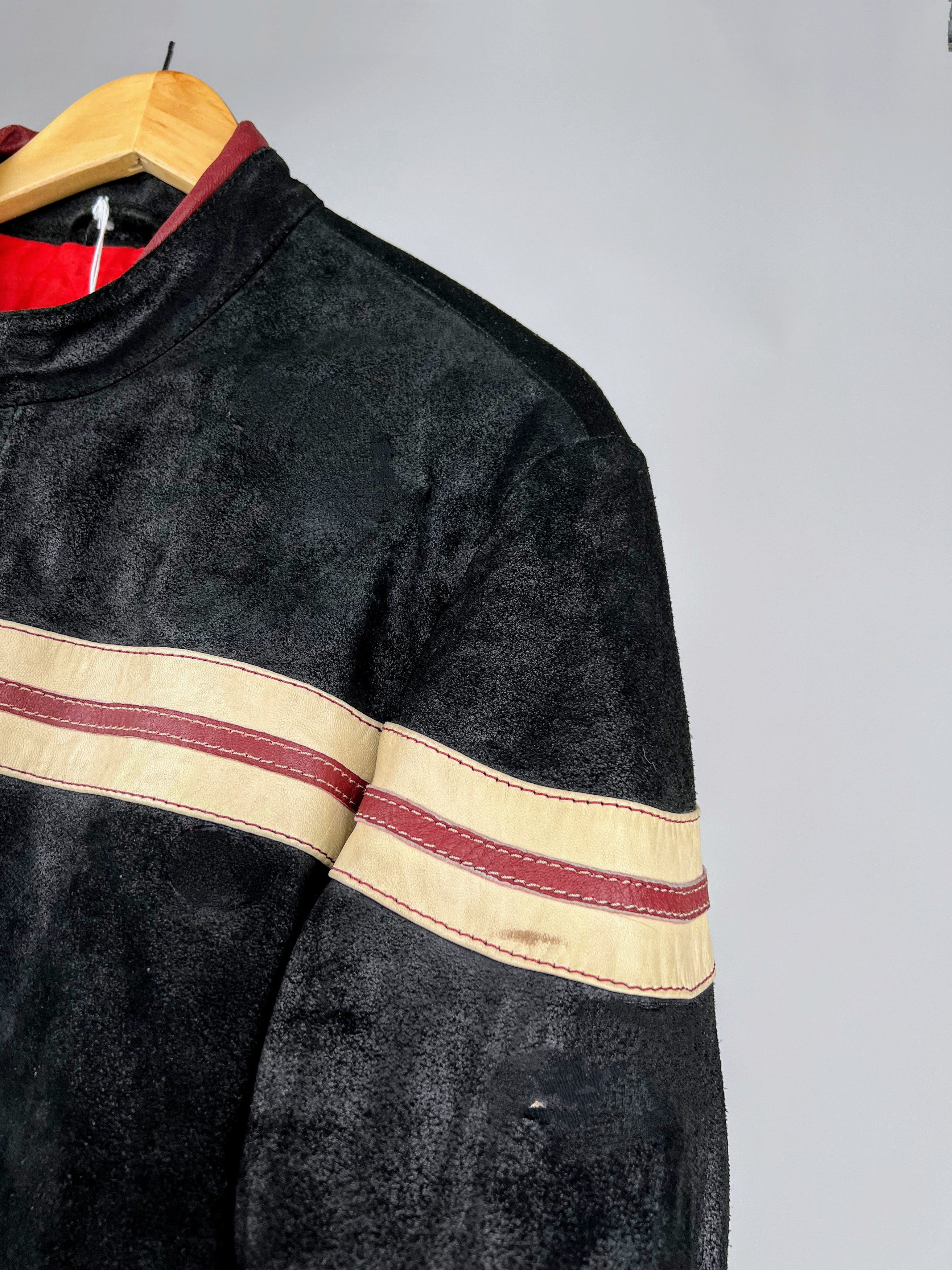 Other Black Leather Jacket Streetwear racing Jacket Size US L / EU 52-54 / 3 - 2 Thumbnail