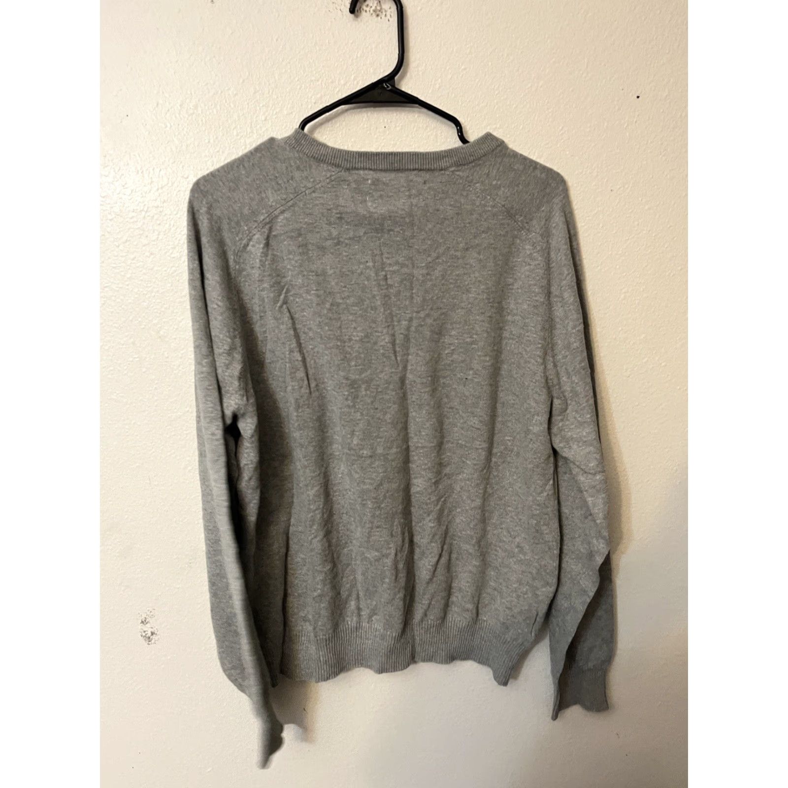 Vintage PENGUIN Cotton Sweater Mens L Gray Crew Neck Pullover Golf Classic Casual Size US L / EU 52-54 / 3 - 2 Thumbnail