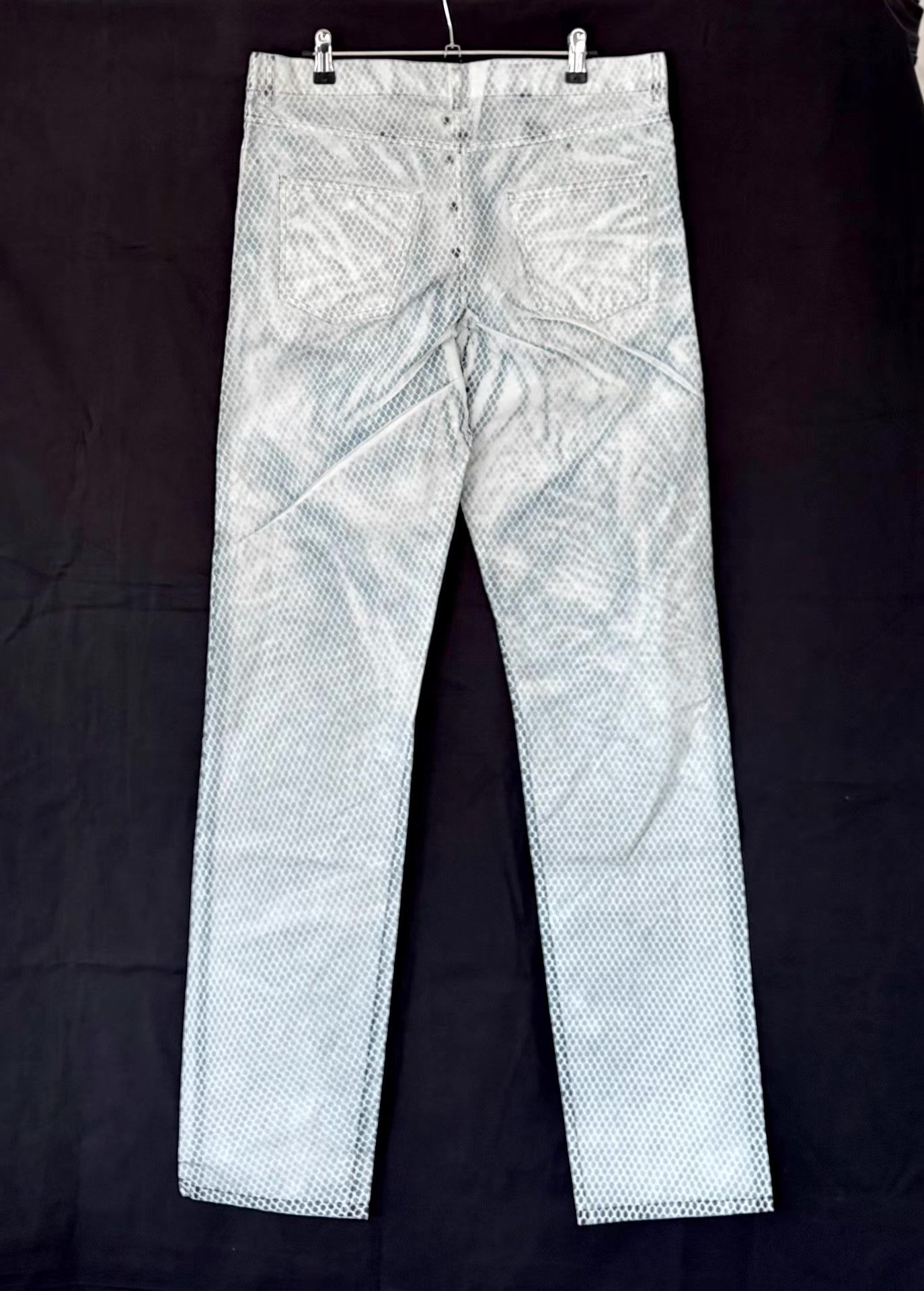 KANGHYUK Kanghyuk Men's Abstract Snake Print Techwear Pants Ｑ21 Size US 36 / EU 52 - 2 Thumbnail