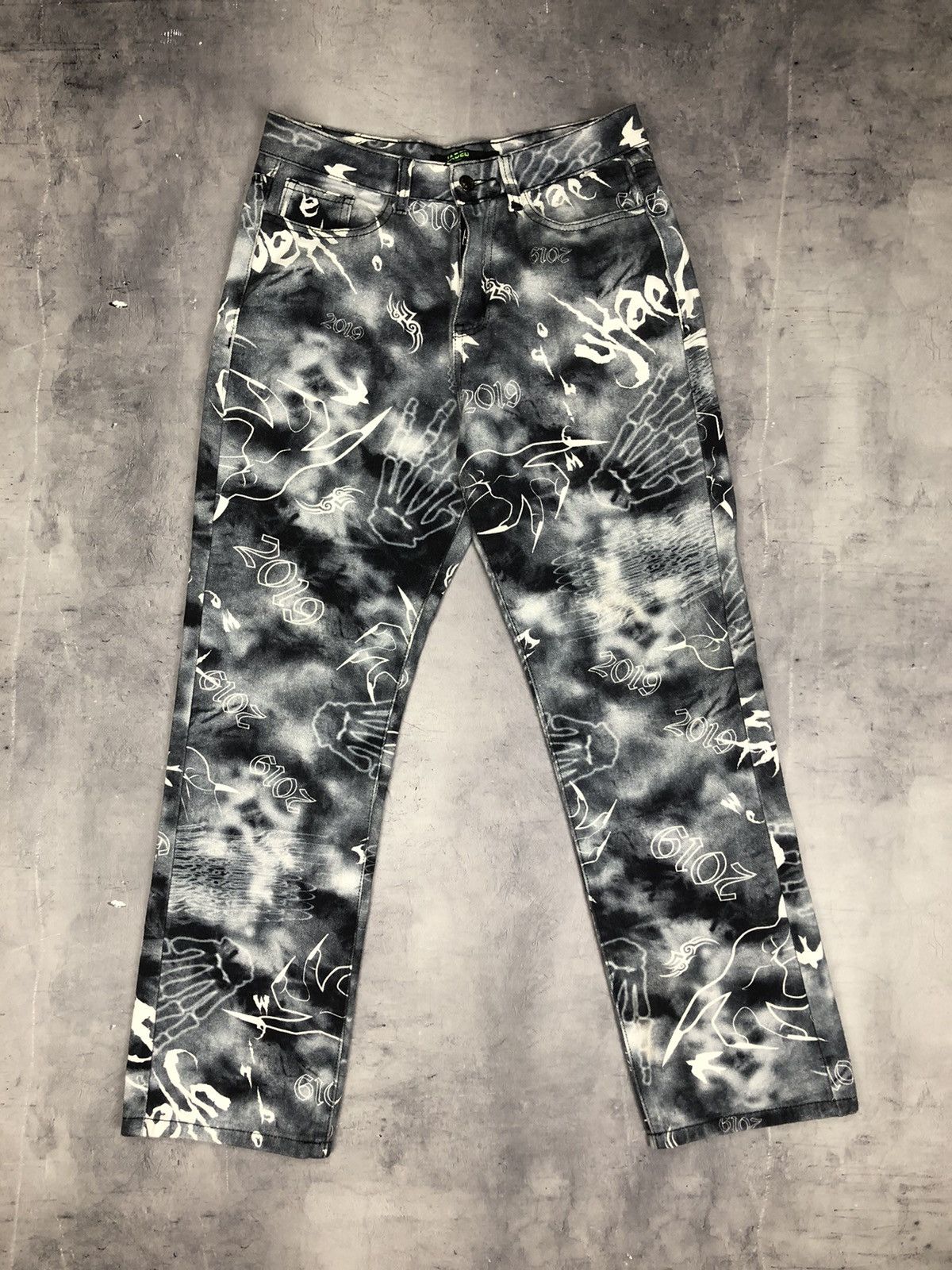 Jaded London Jaded London Boyfriend Jeans Gothic Grey 2019 W28 Size 28" / US 6 / IT 42 - 3 Thumbnail