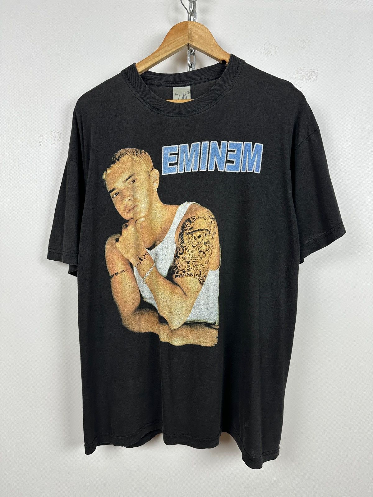 Band Tees 00s Vintage Eminem Graphic Print Rap Hip Hop Band T-Shirt Size US XL / EU 56 / 4 - 1 Thumbnail