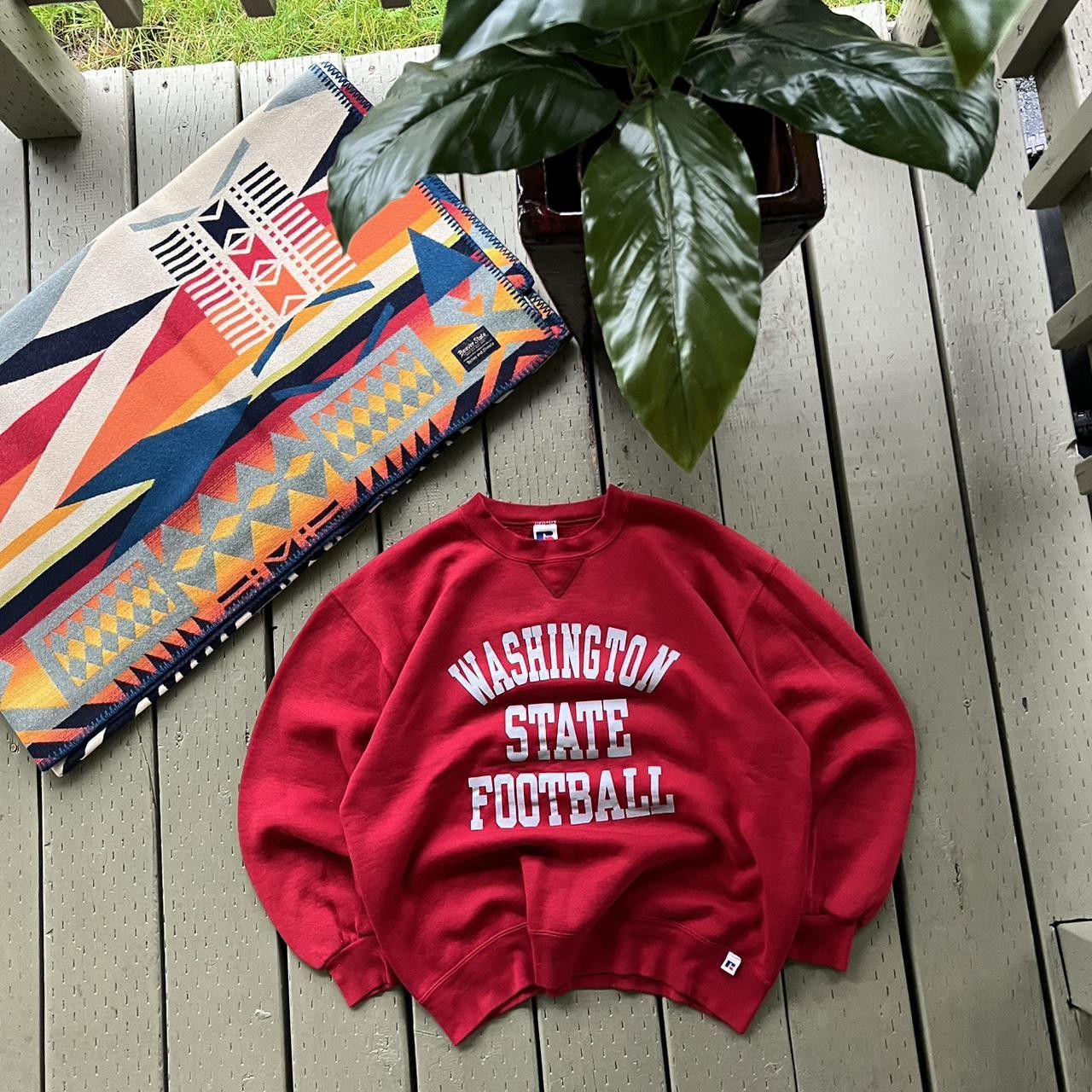 Russell Athletic × Vintage Vintage Washington State Cougars Crewneck Sweatshirt Size US L / EU 52-54 / 3 - 5 Thumbnail
