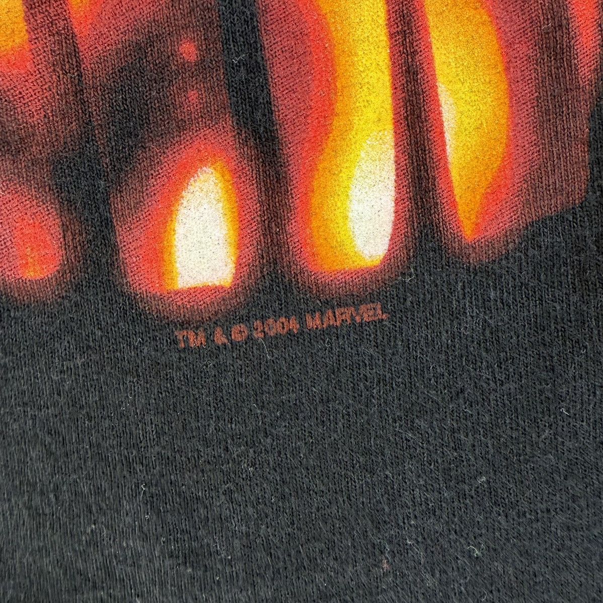 Marvel Comics Vintage 2004 Marvel Mad Engine The Punisher Flames T-Shirt Size US XL / EU 56 / 4 - 5 Thumbnail