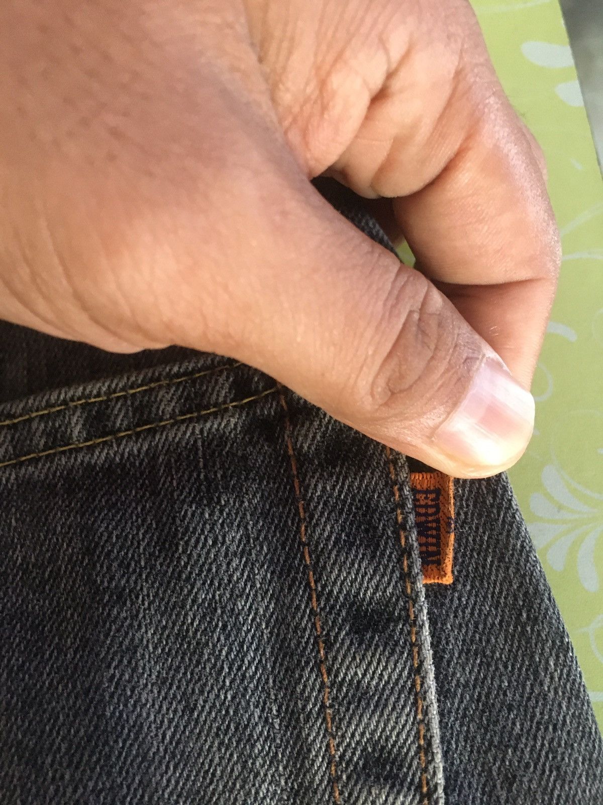 Edwin × Vintage Edwin 505 zx selvedge Size US 37 - 11 Thumbnail