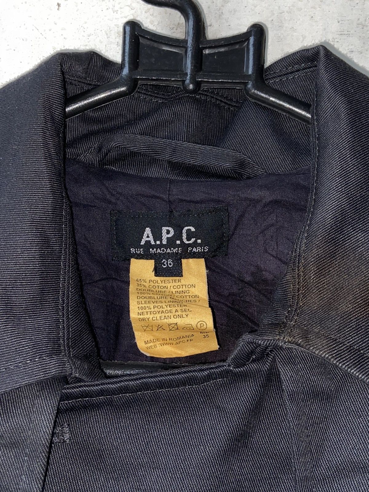 A.P.C. A.P.C Black Coat Size US M / EU 48-50 / 2 - 10 Thumbnail