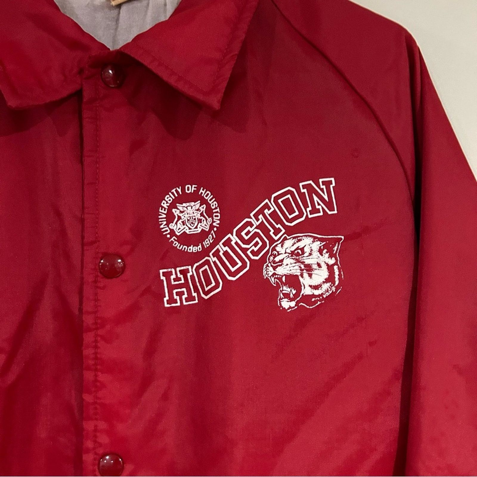 Chalk Line Vintage University Of Houston Cougars Jacket Size US M / EU 48-50 / 2 - 2 Thumbnail