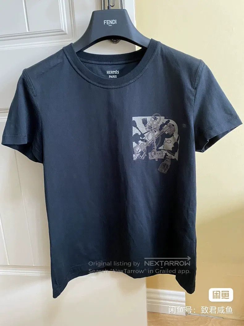 Hermes Hermes Short Sleeve T-Shirt Size XXS / US 00 / IT 34 - 1 Thumbnail