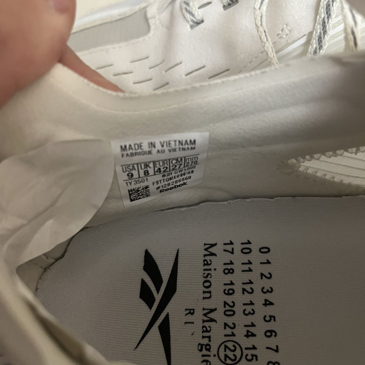 Maison Margiela × Reebok Reebok Zig 3D Storm Maison Margiela Memory Of White Size US 9 / EU 42 - 5 Thumbnail