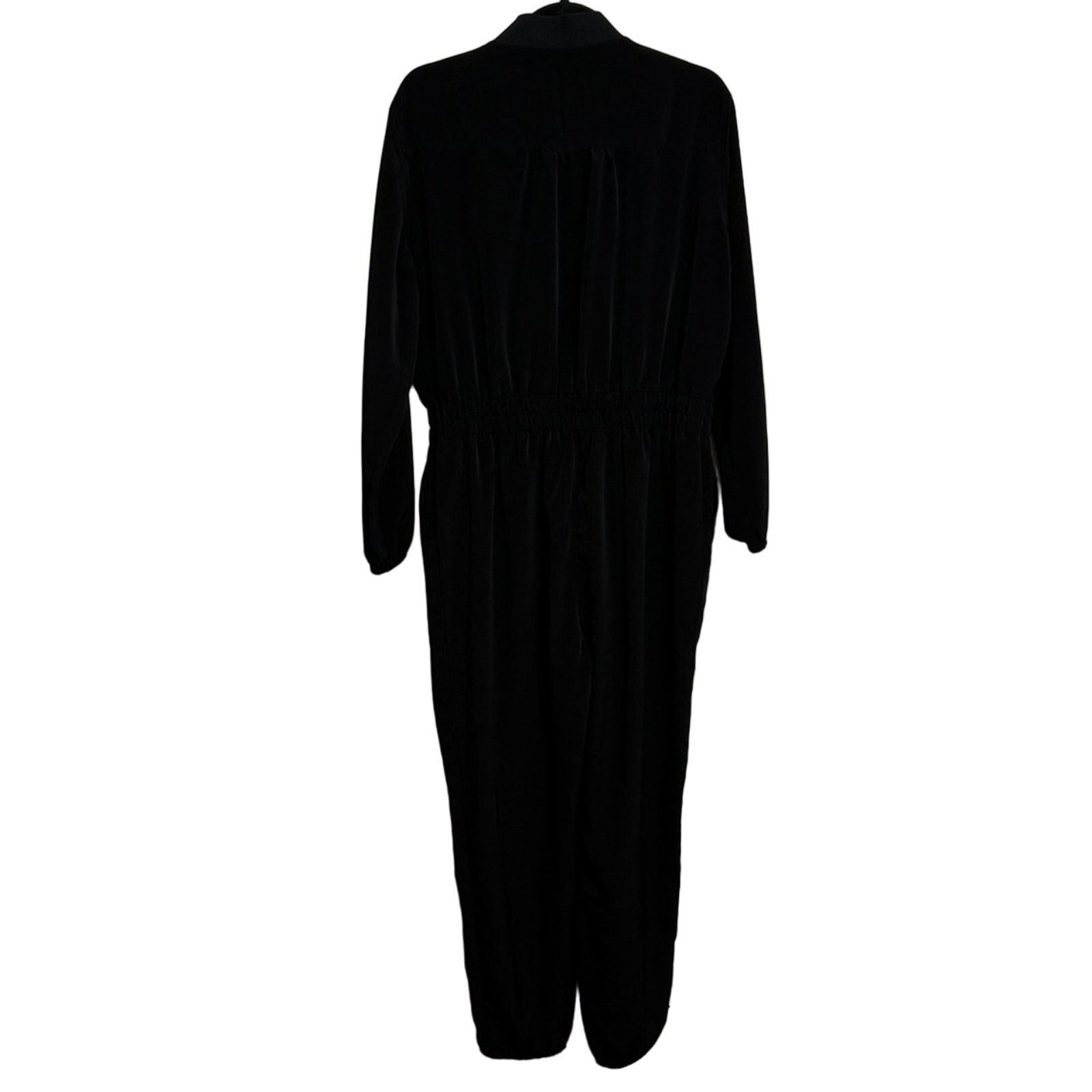 Express Express Zip Front Utility Jumpsuit Black Size M Size 32" / US 10 / IT 46 - 4 Thumbnail