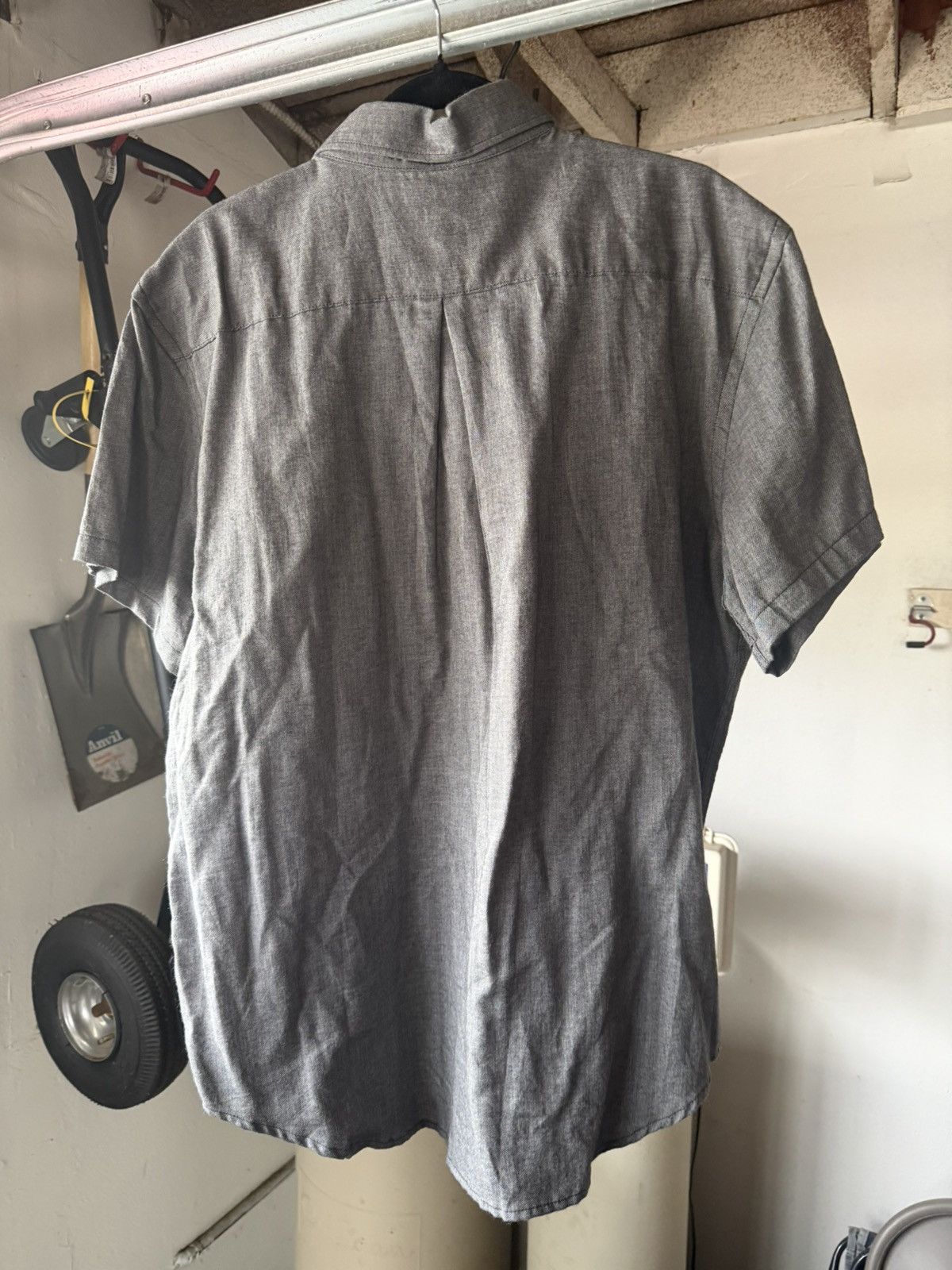Naked & Famous Naked & Famous Easy Shirt XL Soft Flannel Disco’d Color Grey Size US XL / EU 56 / 4 - 2 Thumbnail