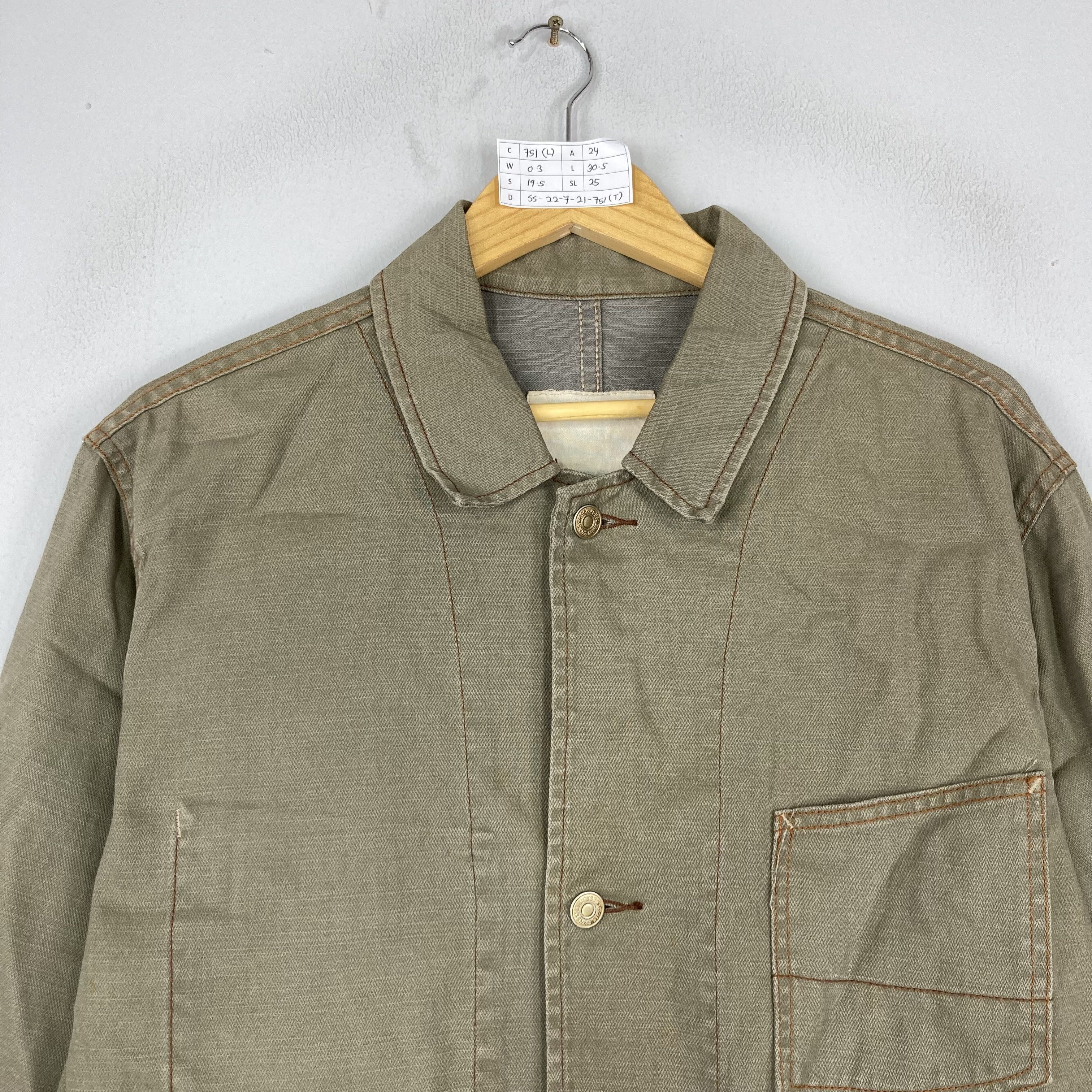 Gap Vintage GAP EST 1969 Denim Chore Jacket Button Up Size US L / EU 52-54 / 3 - 2 Thumbnail
