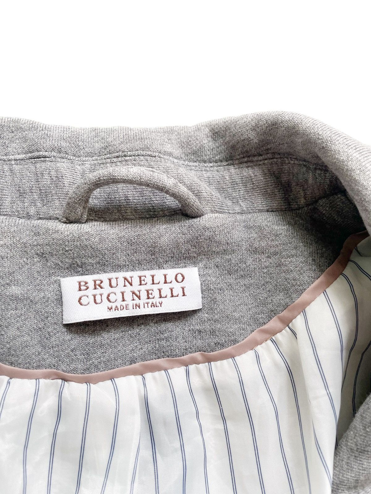 Brunello Cucinelli Brunello Cucinelli Gray Fitted Classic Blazer Italy Size XS Size XS / US 0-2 / IT 36-38 - 7 Thumbnail