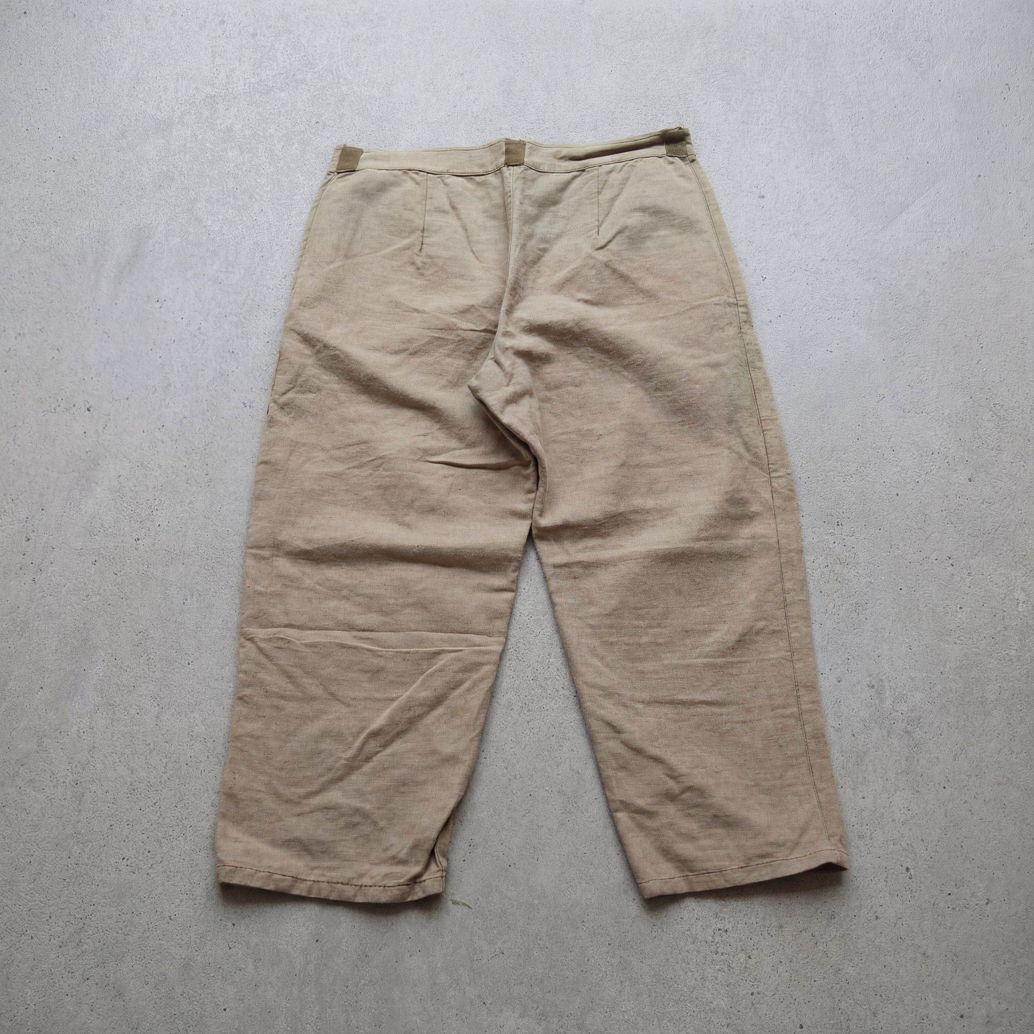 Vintage Vintage 70s French Linen Pants Size US 34 / EU 50 - 2 Thumbnail