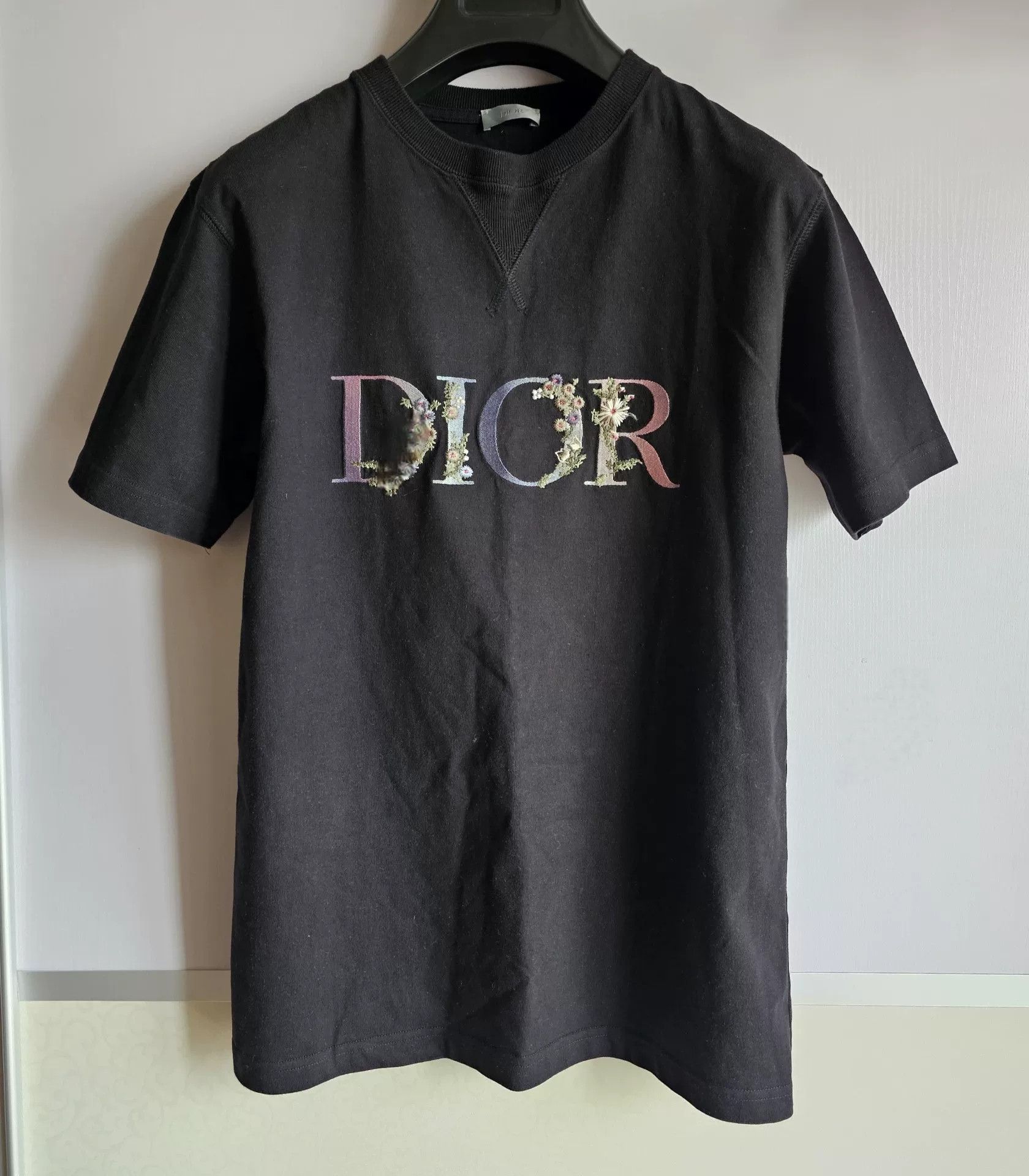 Dior dior floral embroidery short sleeve t-shirt Size US M / EU 48-50 / 2 - 1 Thumbnail