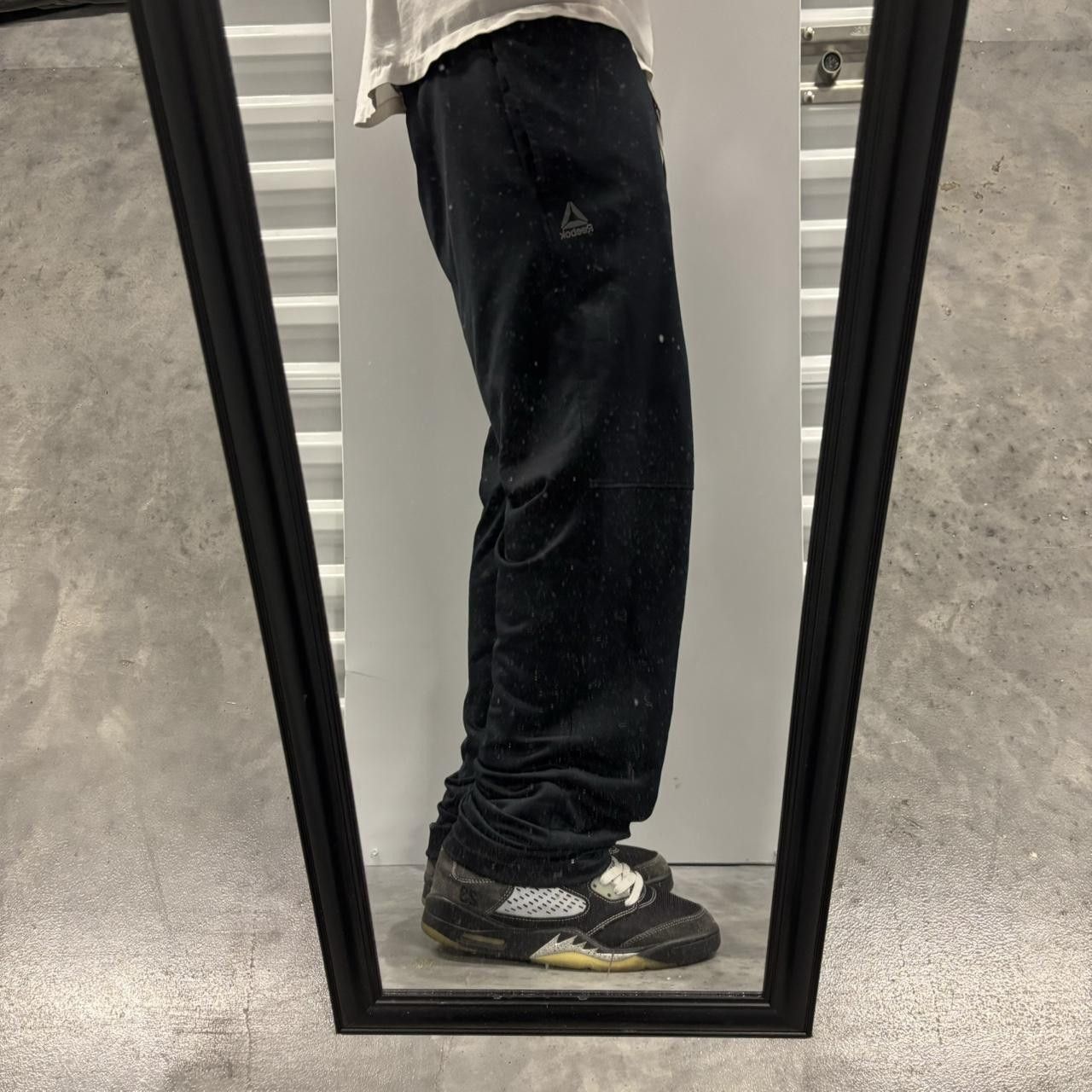 Japanese Brand × Vintage Crazy Vintage Y2K/2000s Black Essential Track Pants! Size US 30 / EU 46 - 2 Thumbnail