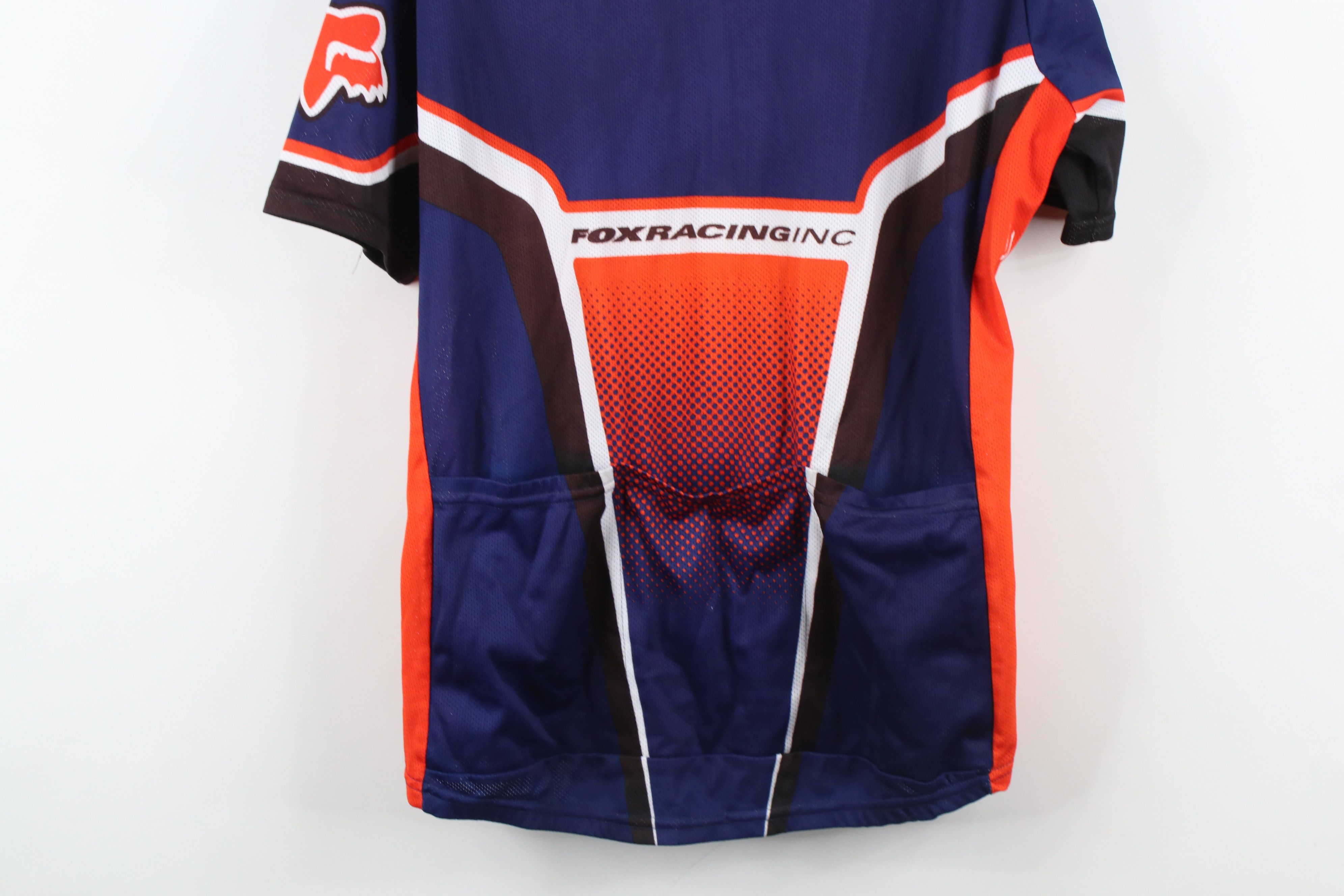 Fox Racing × Vintage Vintage 90s Fox Racing Bicycle Cycling Racing Jersey USA Size US L / EU 52-54 / 3 - 15 Thumbnail
