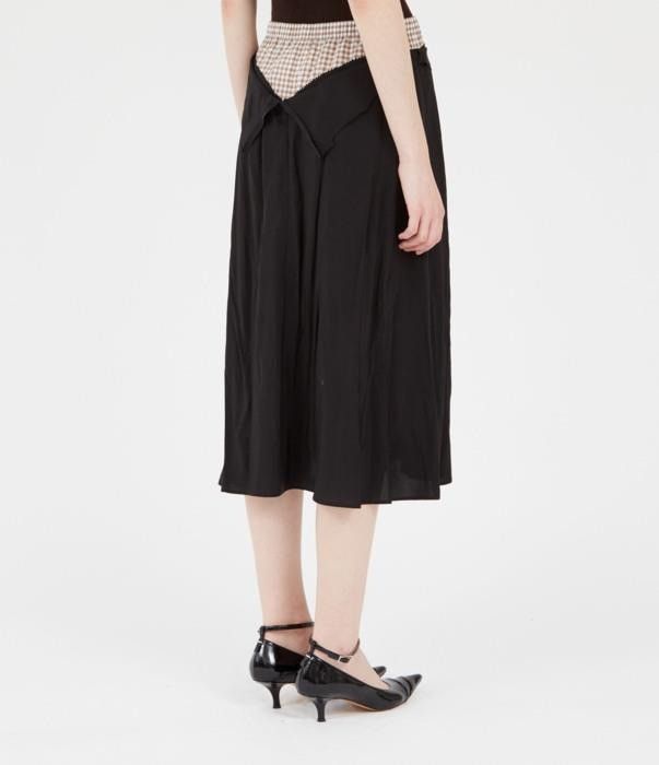 Maison Margiela o1bcso1str0526 Anonymity-of-the-lining Midi Skirt in Black Size 28" / US 6 / IT 42 - 3 Thumbnail