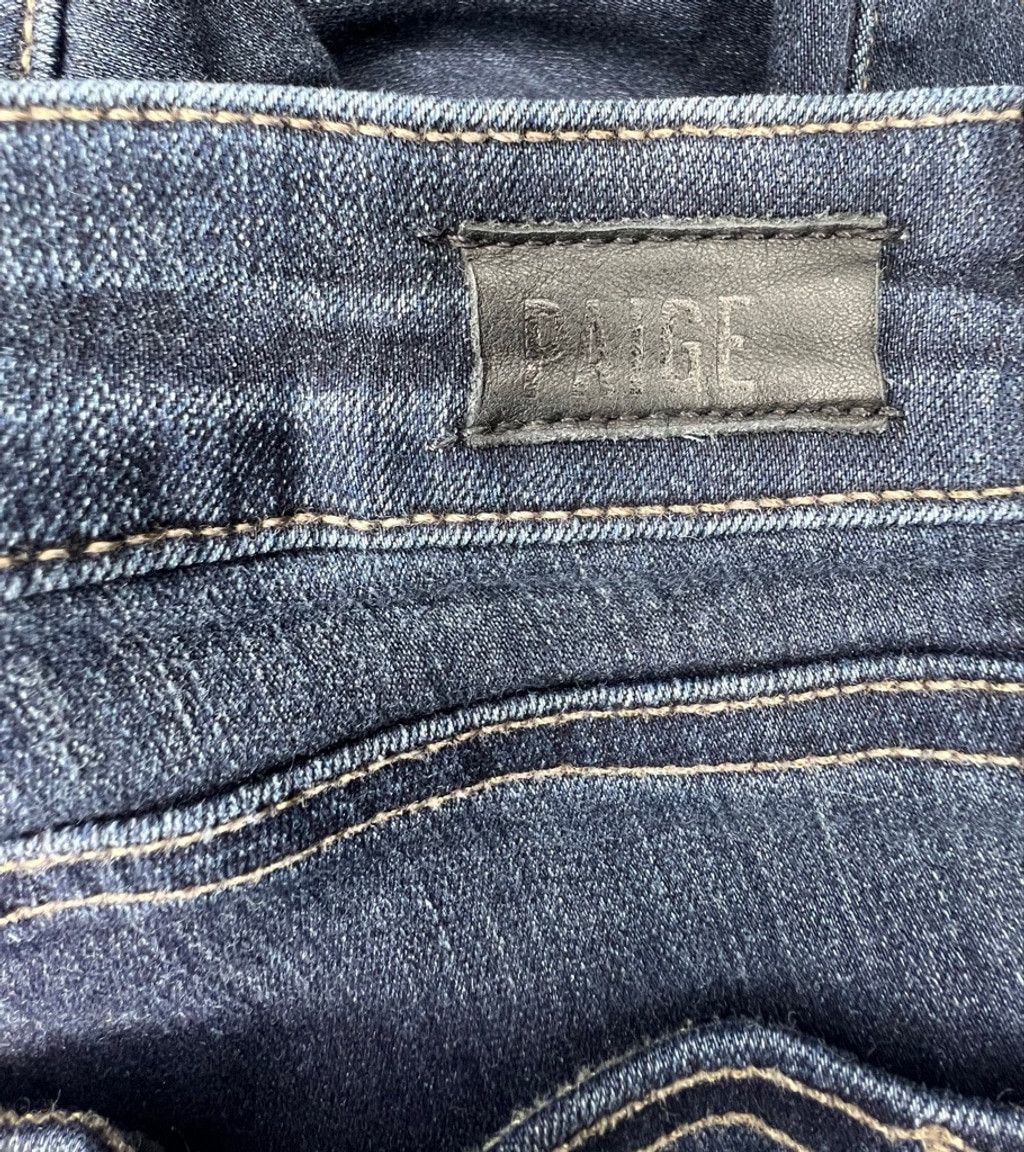 Paige PAIGE Dark Wash Hoxton Straight Leg Midrise Stretchy Jeans Size 29" - 5 Thumbnail