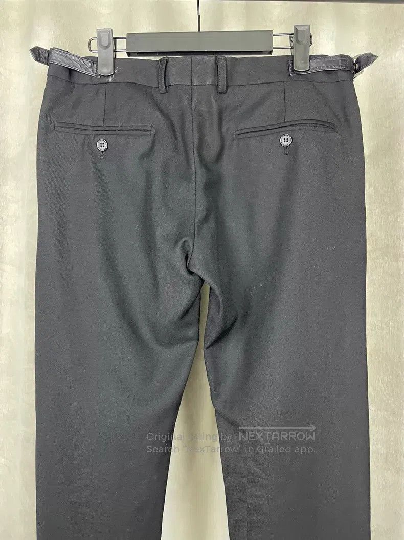 Saint Laurent Paris Saint Laurent Paris Black Wool Tie Waist Trousers i Size US 30 / EU 46 - 5 Thumbnail