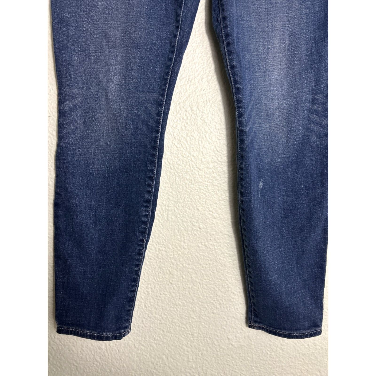 Lucky Brand Lucky Brand Bridgette Skinny Jeans Dark Wash 8 29 Inseam Womens 8/29 High Rise Stain Blue Denim Shirt? Size ONE SIZE - 2 Thumbnail
