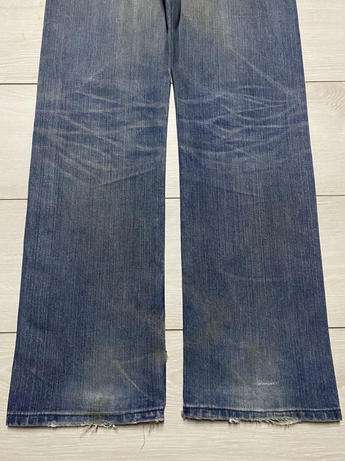 Lee × Number (N)ine Lee Riders Sanforized Dirty Wash Distressed Loose Jeans Size US 30 / EU 46 - 6 Thumbnail
