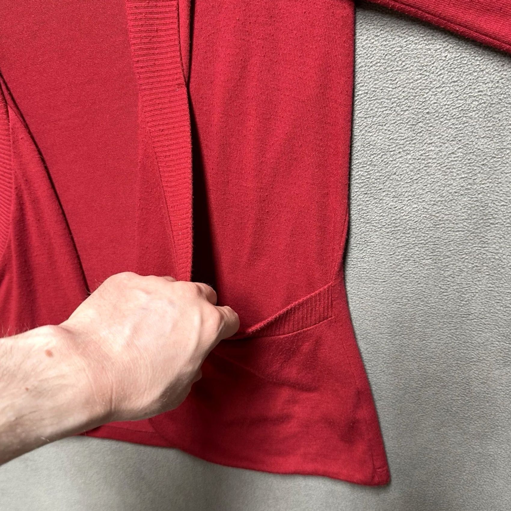 Urban Outfitters Vintage Urban Outfitters Cardigan Sweater Womens Medium Red Open Front Pockets USA Size M / US 6-8 / IT 42-44 - 6 Thumbnail