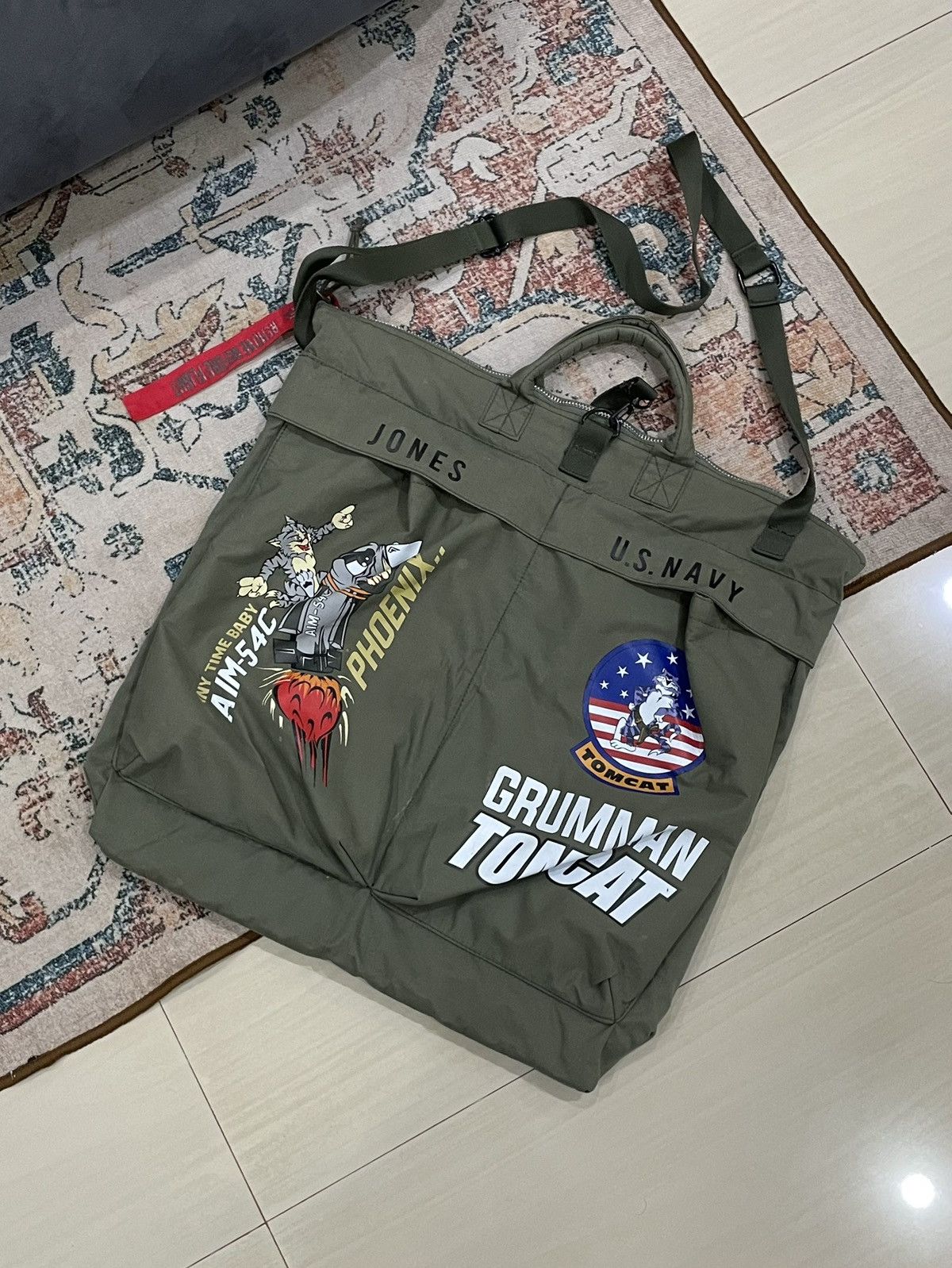 Alpha Industries Vintage Alpha Industries USAF Flyers Pilot Helmet Bag Size ONE SIZE - 2 Thumbnail