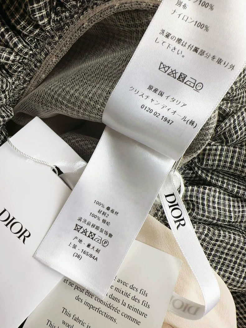 Dior Dior Gray VNeck Short Sleeve Dress-2506 Size S / US 4 / IT 40 - 6 Thumbnail
