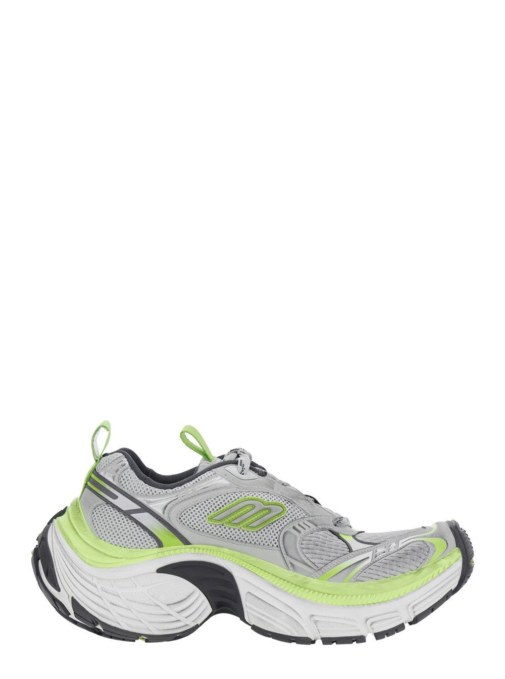 Balenciaga '10XL' Grey Sneakers with Embossed Logo on the Tongue in Tech Fabric Man Size US 10 / EU 43 - 1 Thumbnail