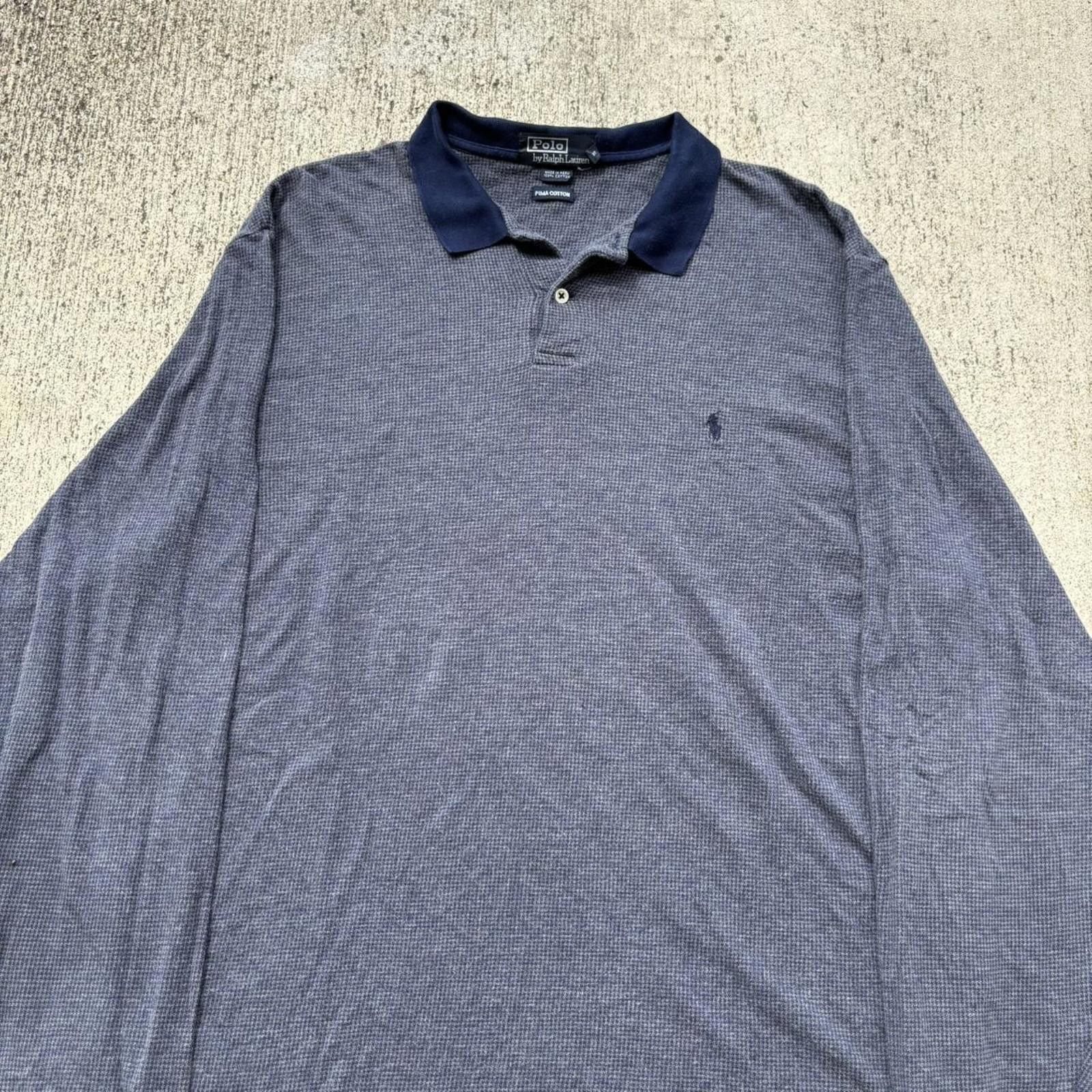 Polo Ralph Lauren Vintage Ralph Lauren Polo Longsleeve Embroidered Shirt Size US XL / EU 56 / 4 - 2 Thumbnail