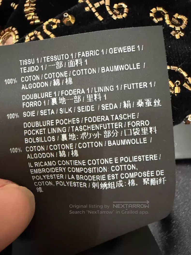 Saint Laurent Paris Saint Laurent Paris Zodiac Velvet Mirror Surface Suit i Size US S / EU 44-46 / 1 - 5 Thumbnail