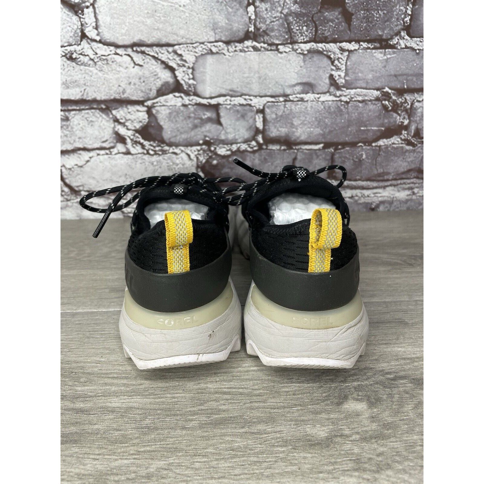 SOREL Sorel NL4694-010 Black Synthetic LaceUp White Casual Shoes W Size US 7.5 / IT 37.5 - 4 Thumbnail
