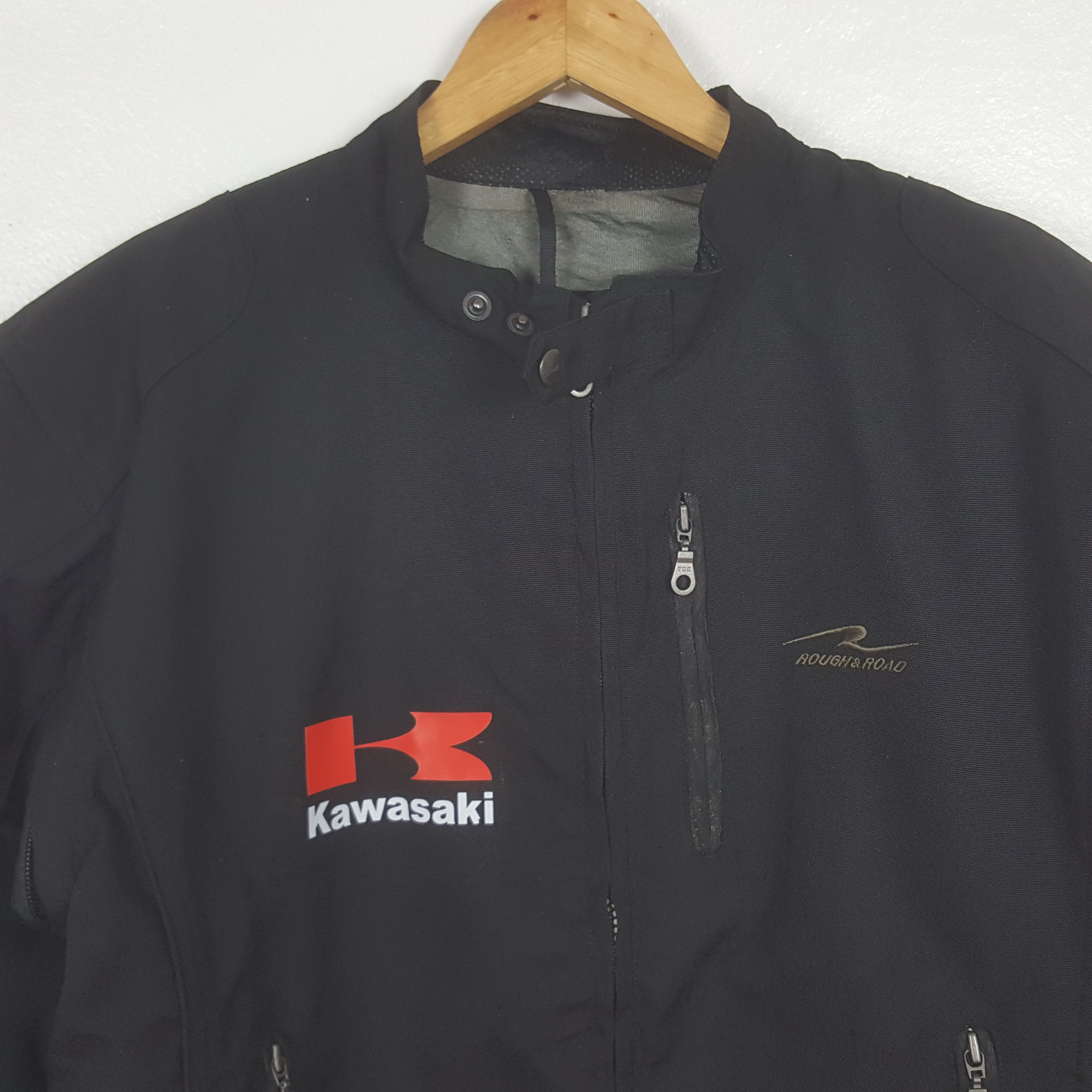 Japanese Brand Vintage Kawasaki Safety Pads Racing Jacket C307N6 Size US M / EU 48-50 / 2 - 7 Thumbnail