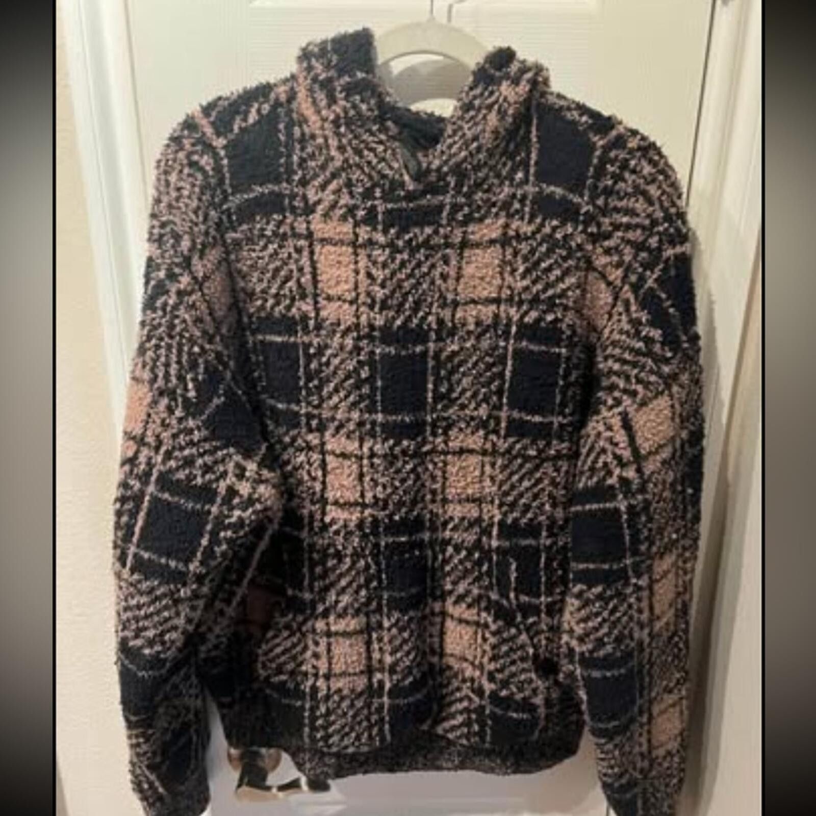 Swims SKIMS Plaid Cozy Sweater Hoodie Size M / US 6-8 / IT 42-44 - 2 Thumbnail