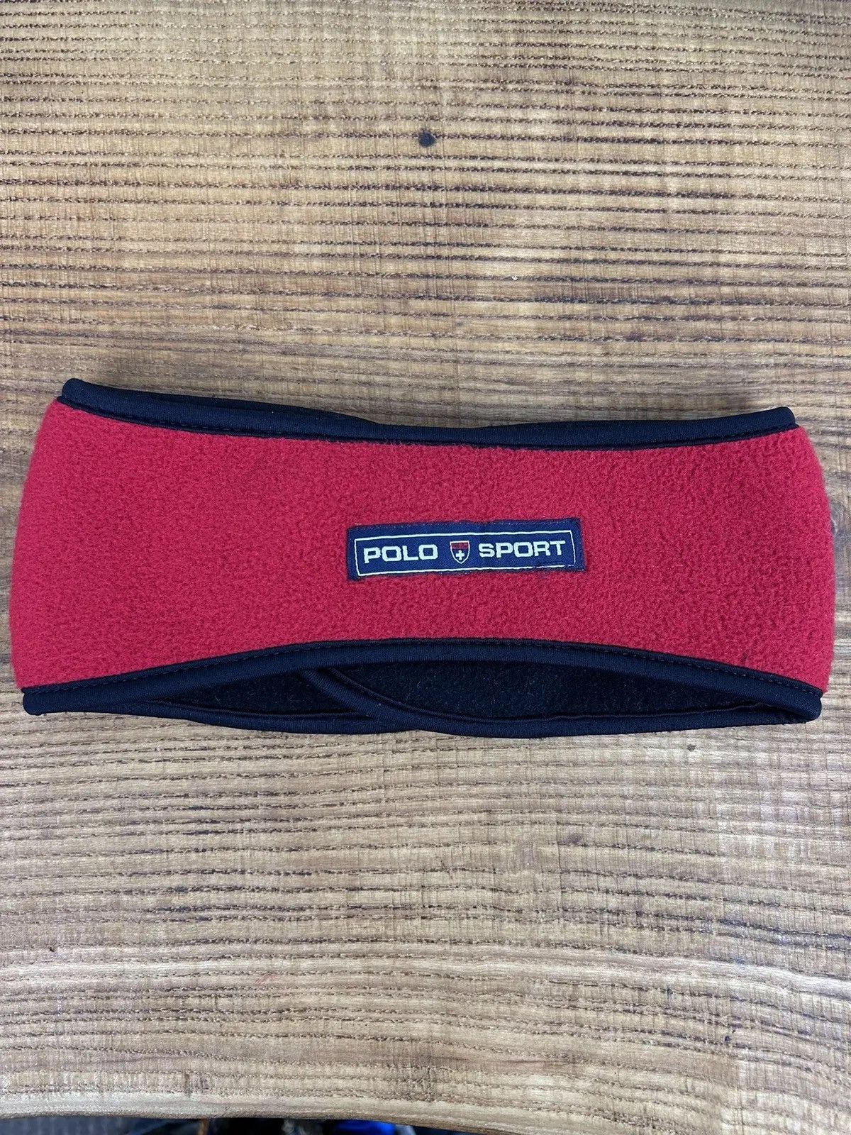 Polo Ralph Lauren 00s Vintage Ralph Lauren Polo Sport Fleece Headband Size ONE SIZE - 1 Thumbnail