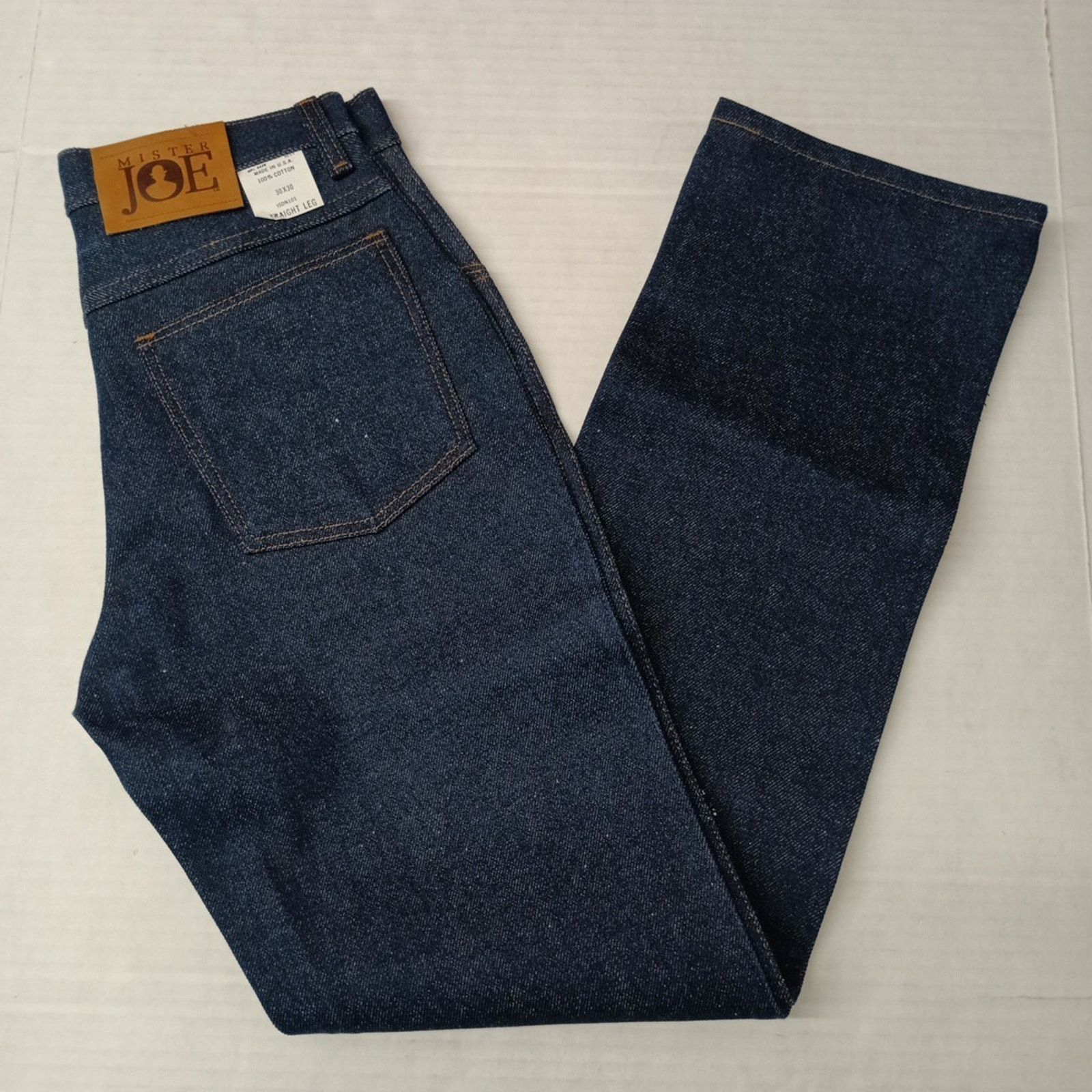 Other Vintage Mister Joe Jeans Men's Size 30x30 Blue Straight Size US 30 / EU 46 - 1 Thumbnail