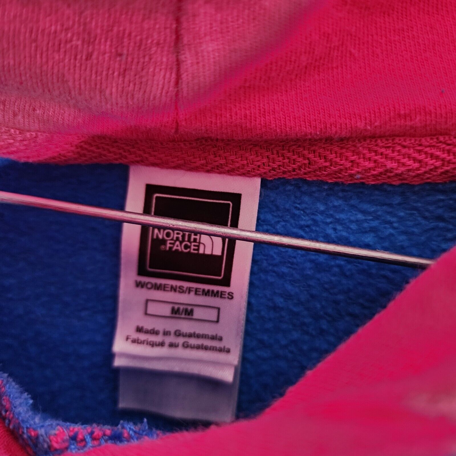 The North Face The North Face Blue Pink Hoodie Women M Sweatshirt Pullover Size M / US 6-8 / IT 42-44 - 5 Thumbnail