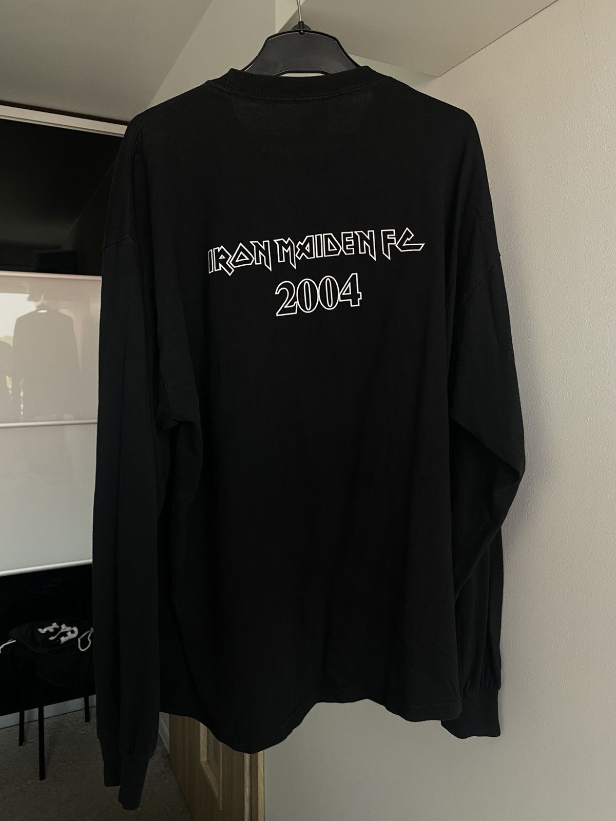 Vintage Iron Maiden 2004 FC Longsleeve rock band tees vintage opium Size US XXL / EU 58 / 5 - 2 Thumbnail