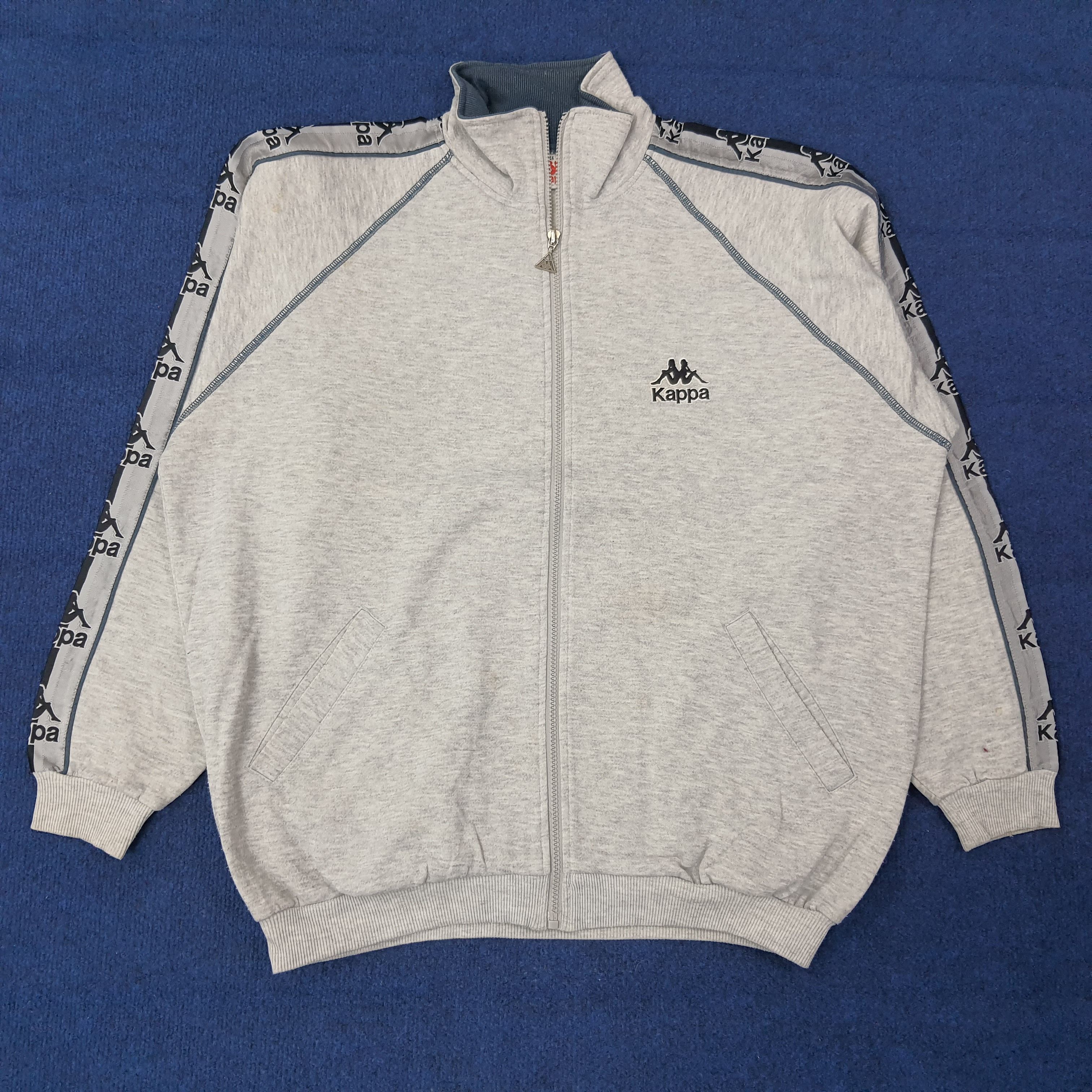 Kappa Vintage Kappa Italian Sportswear Zipper Sweatshirt C268N12 Size US XL / EU 56 / 4 - 1 Thumbnail