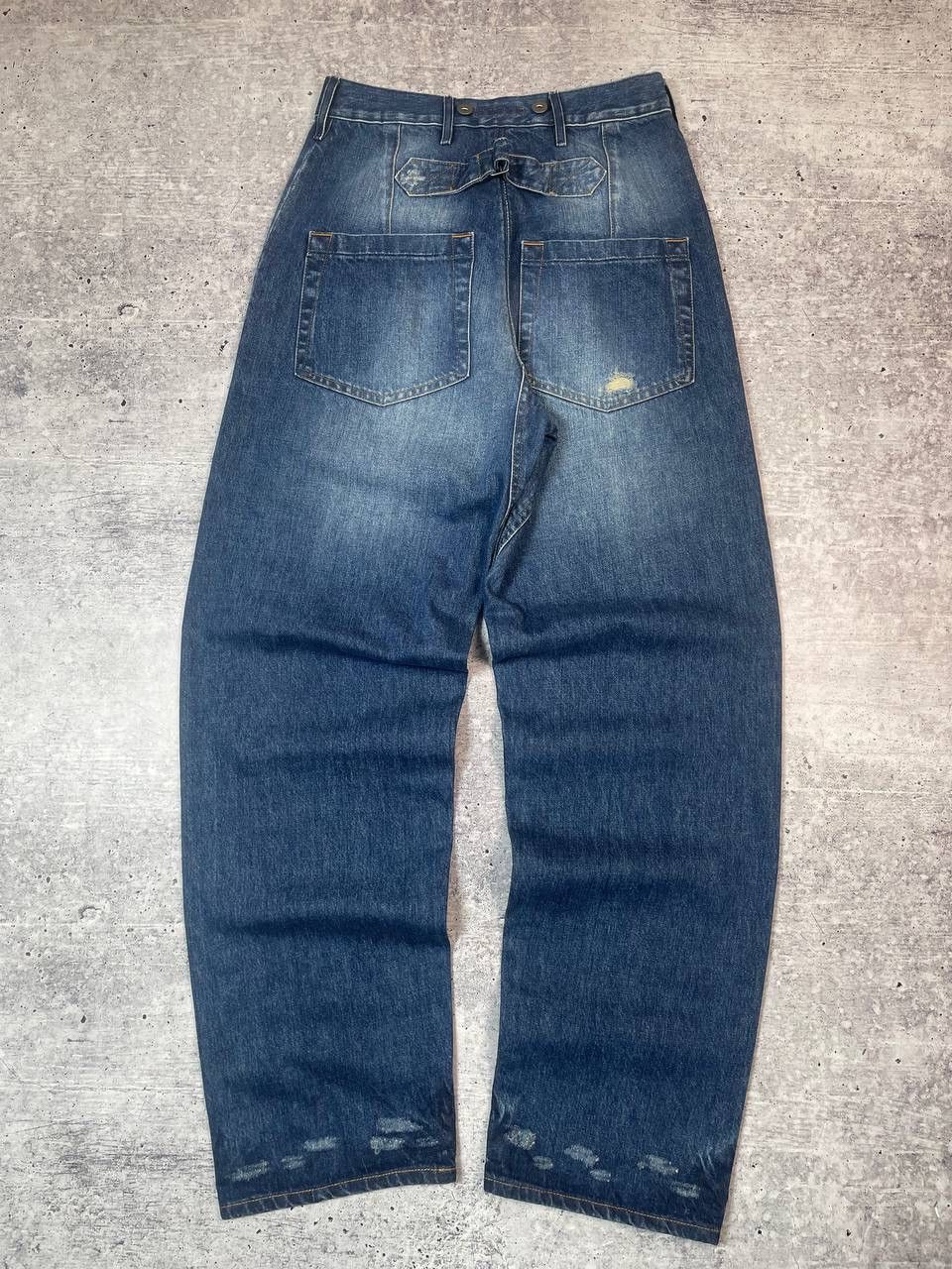 Japanese Brand Fleurs De Bagne Engineered Vibe Selvedge Denim Jeans Y2K Size US 28 / EU 44 - 6 Thumbnail